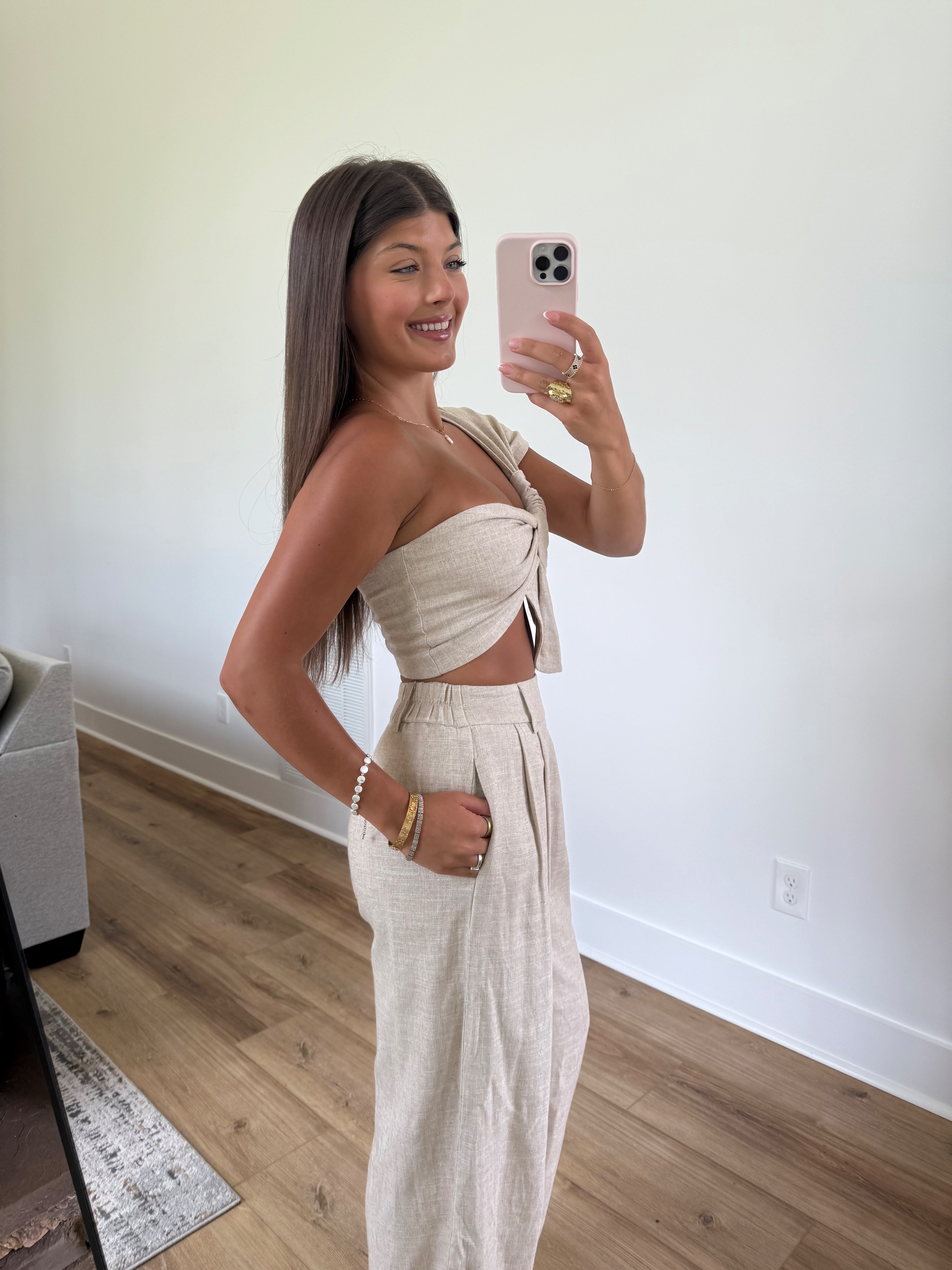 Seaside Linen Set (Cream)