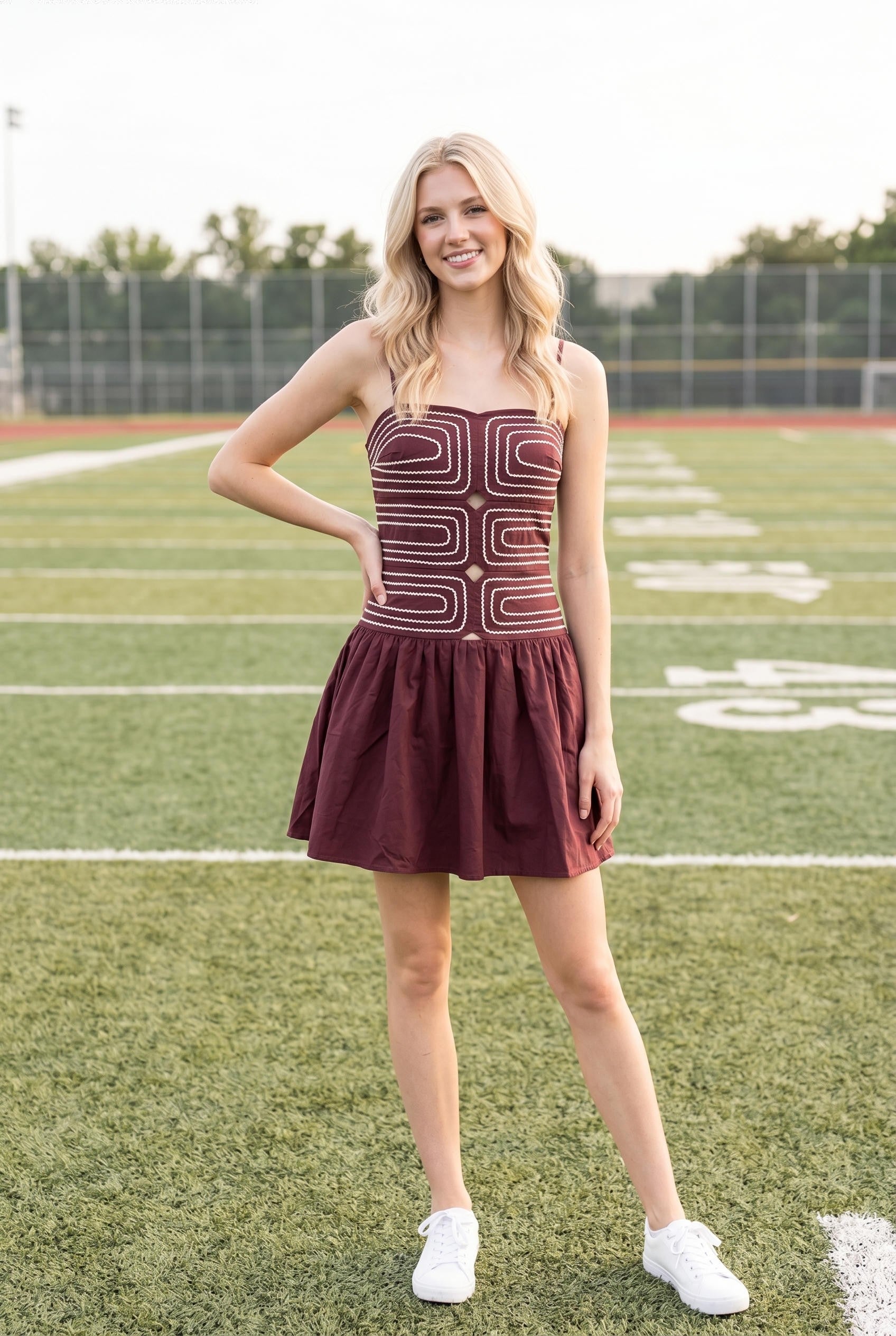 Pippa Mini Dress (Brown)