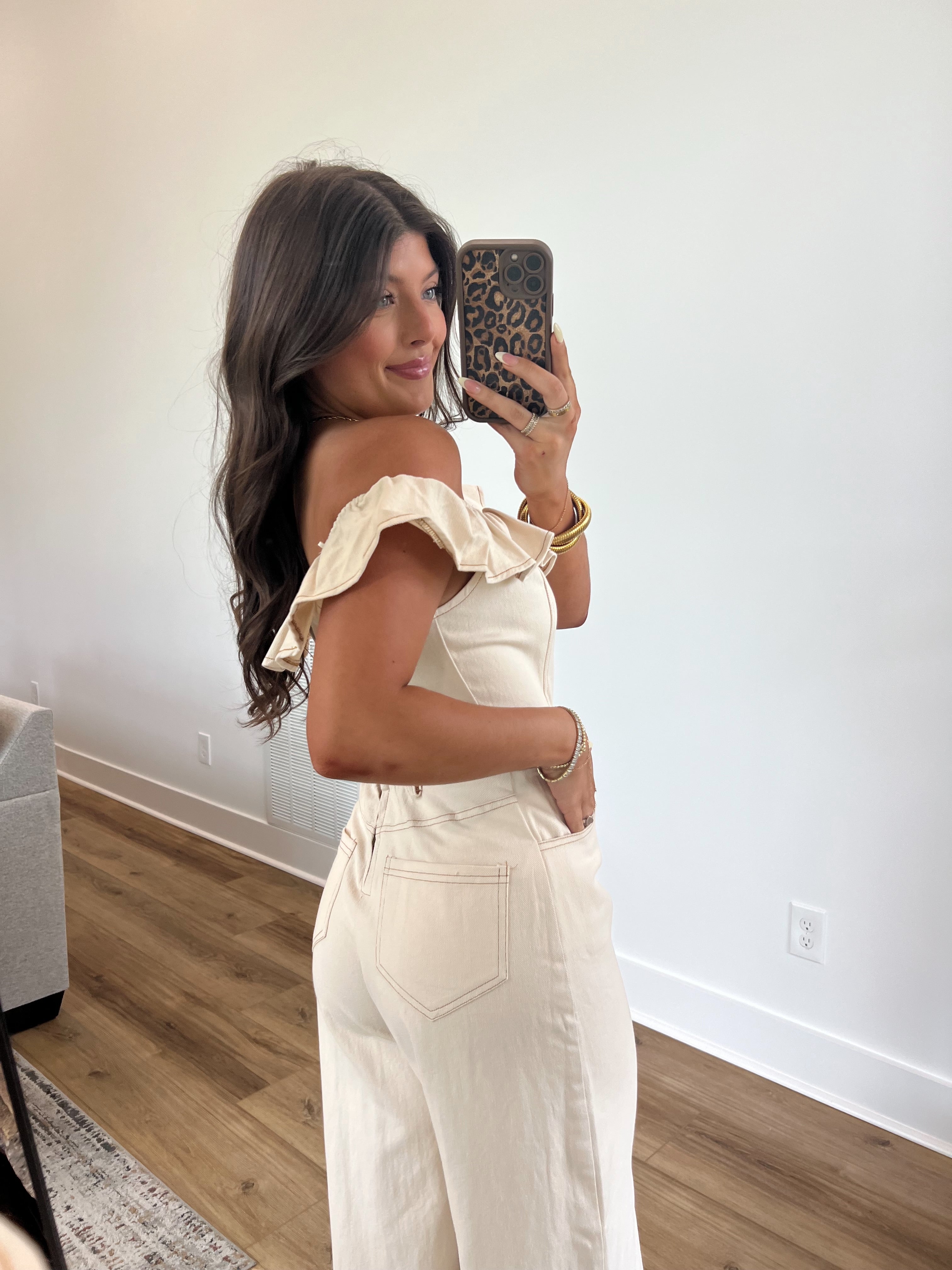 Austin Ecru Jumpsuit