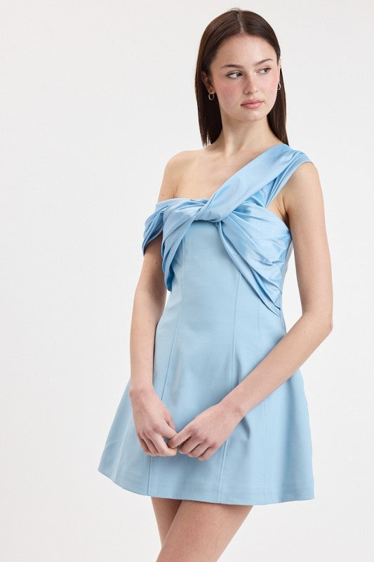 The Twisted Vows Dress (Blue)