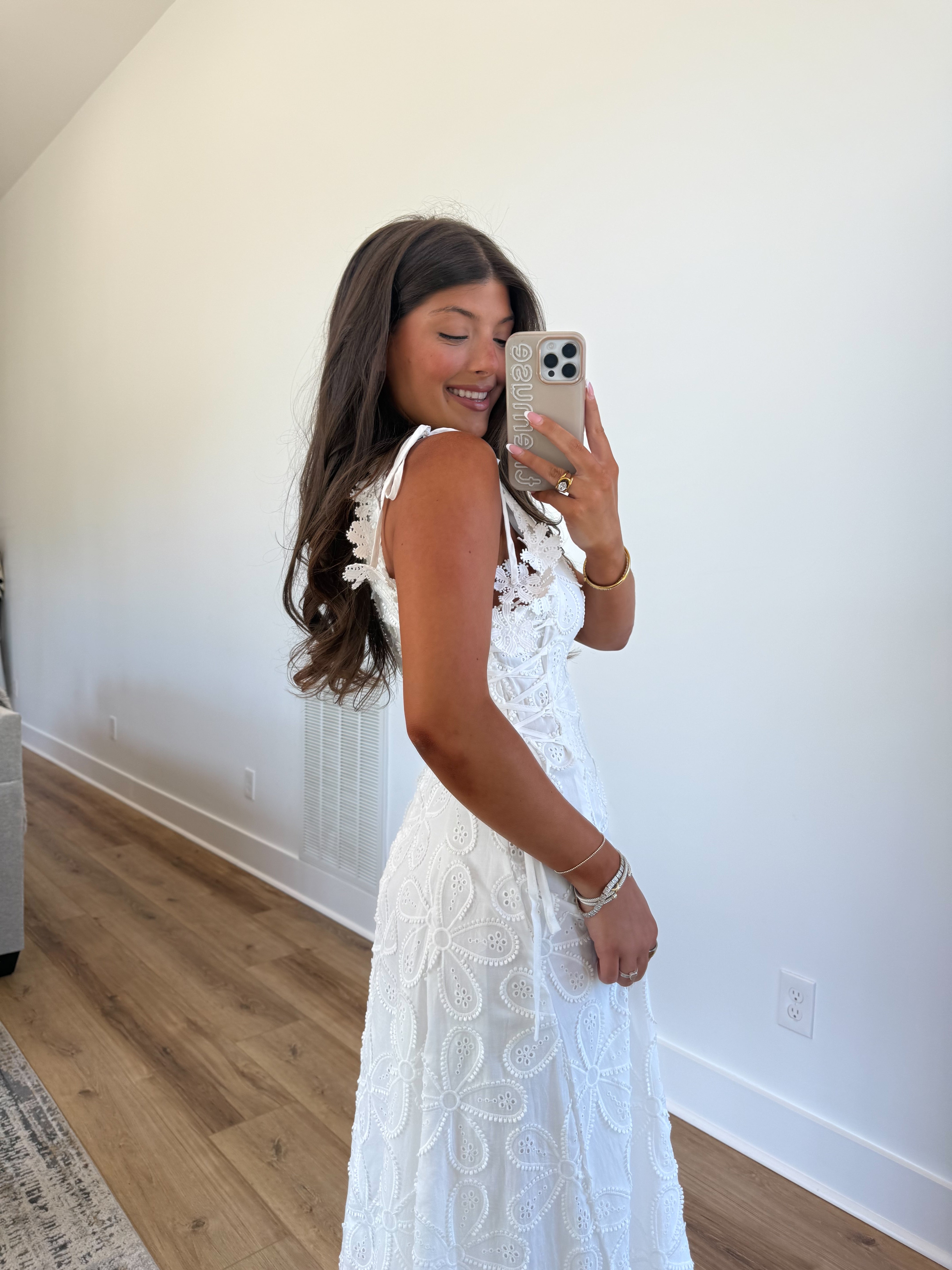 Ivory Lace Midi