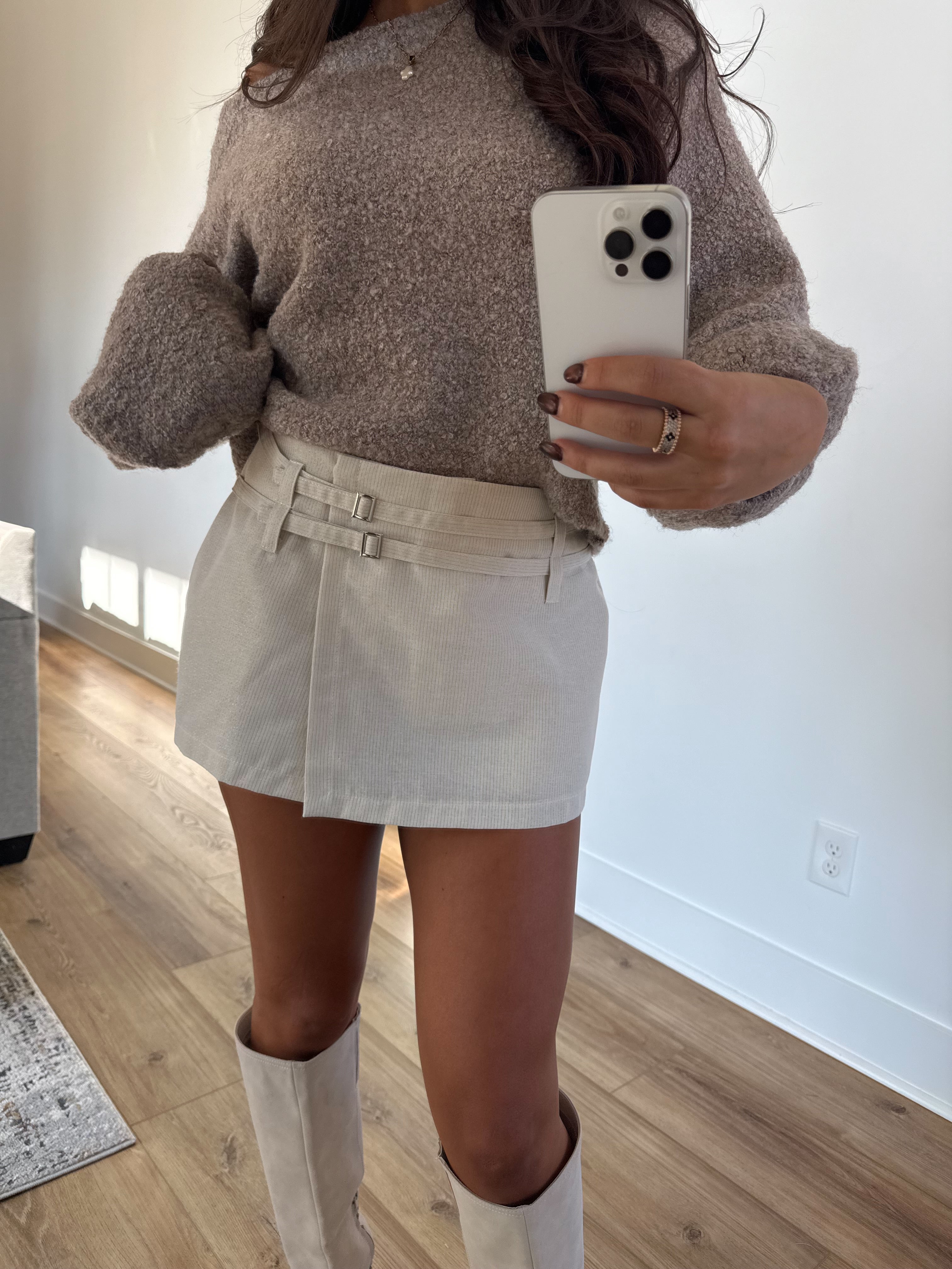 The Winter Glimmer Skort