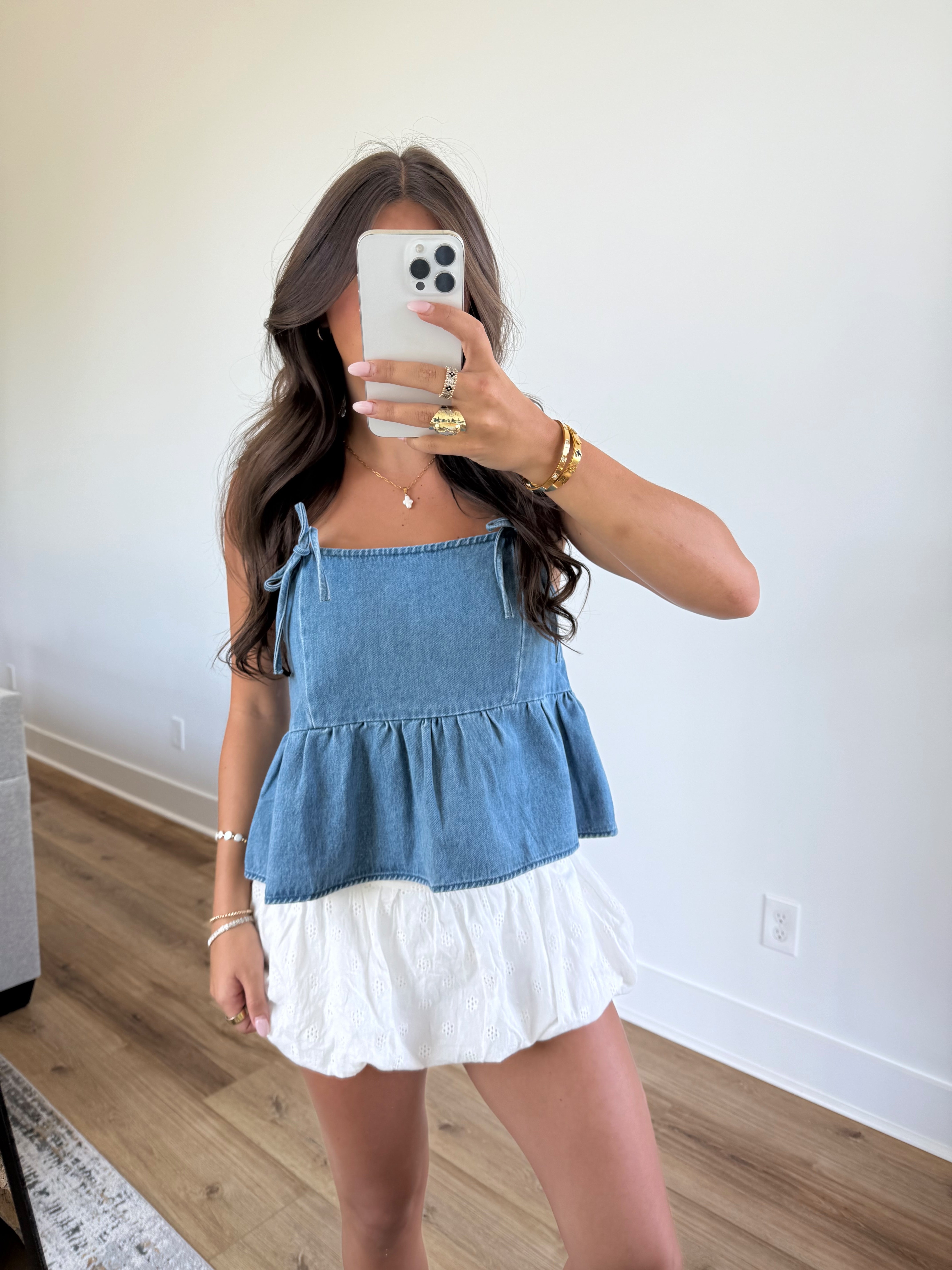 Mollie Denim Top
