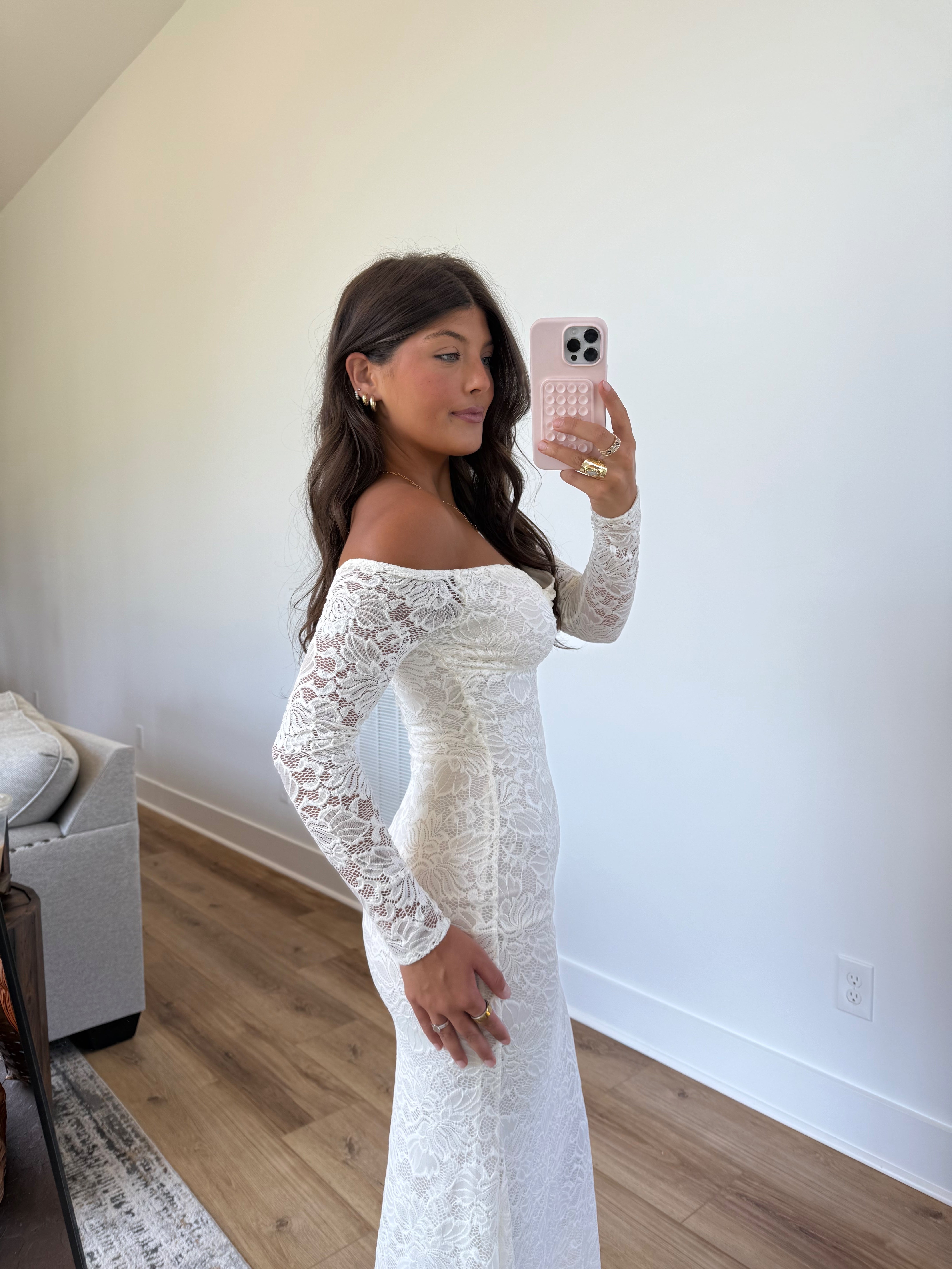 Laced in Love Maxi Dress