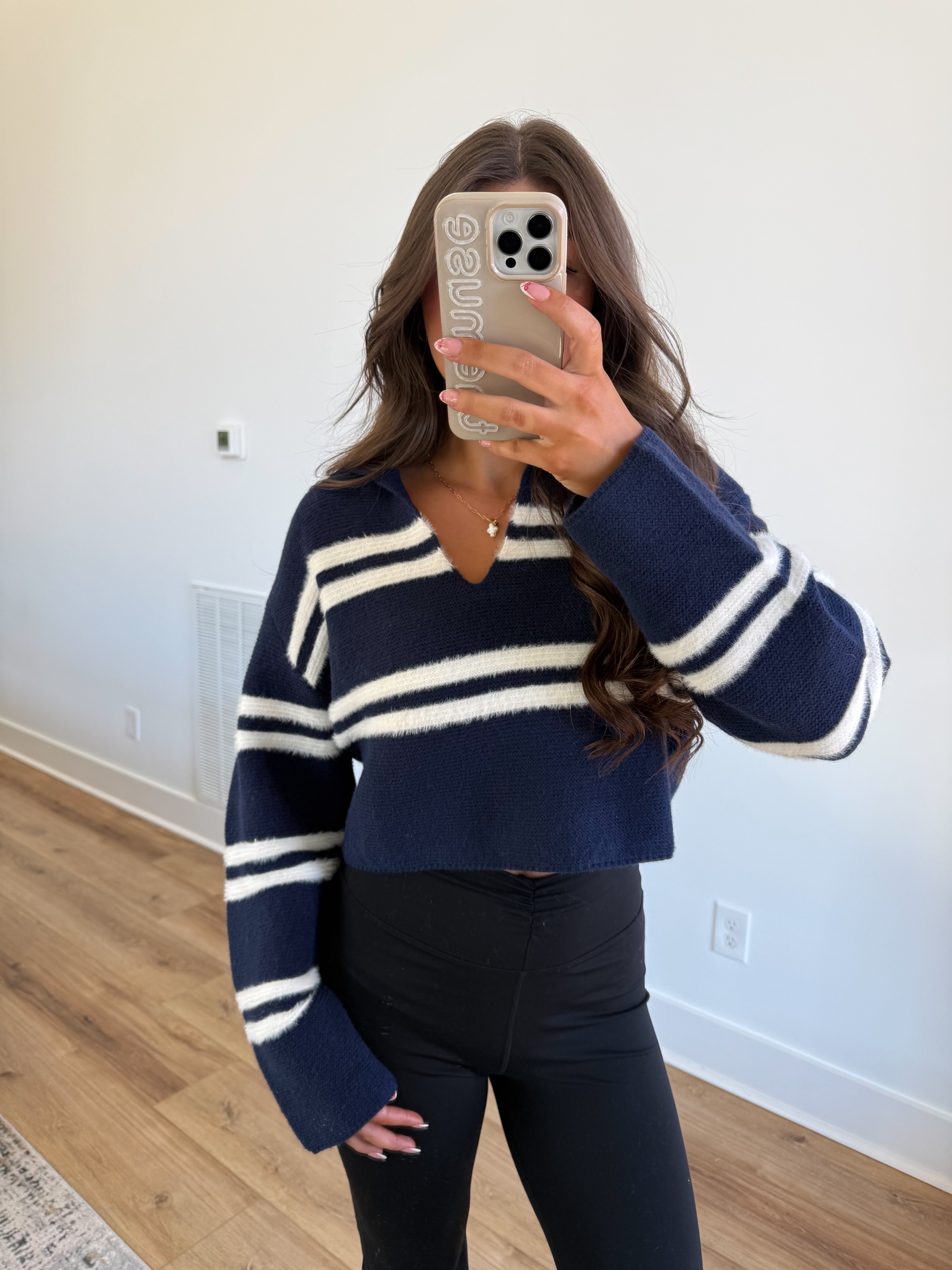 The Navy Stripe Sweater