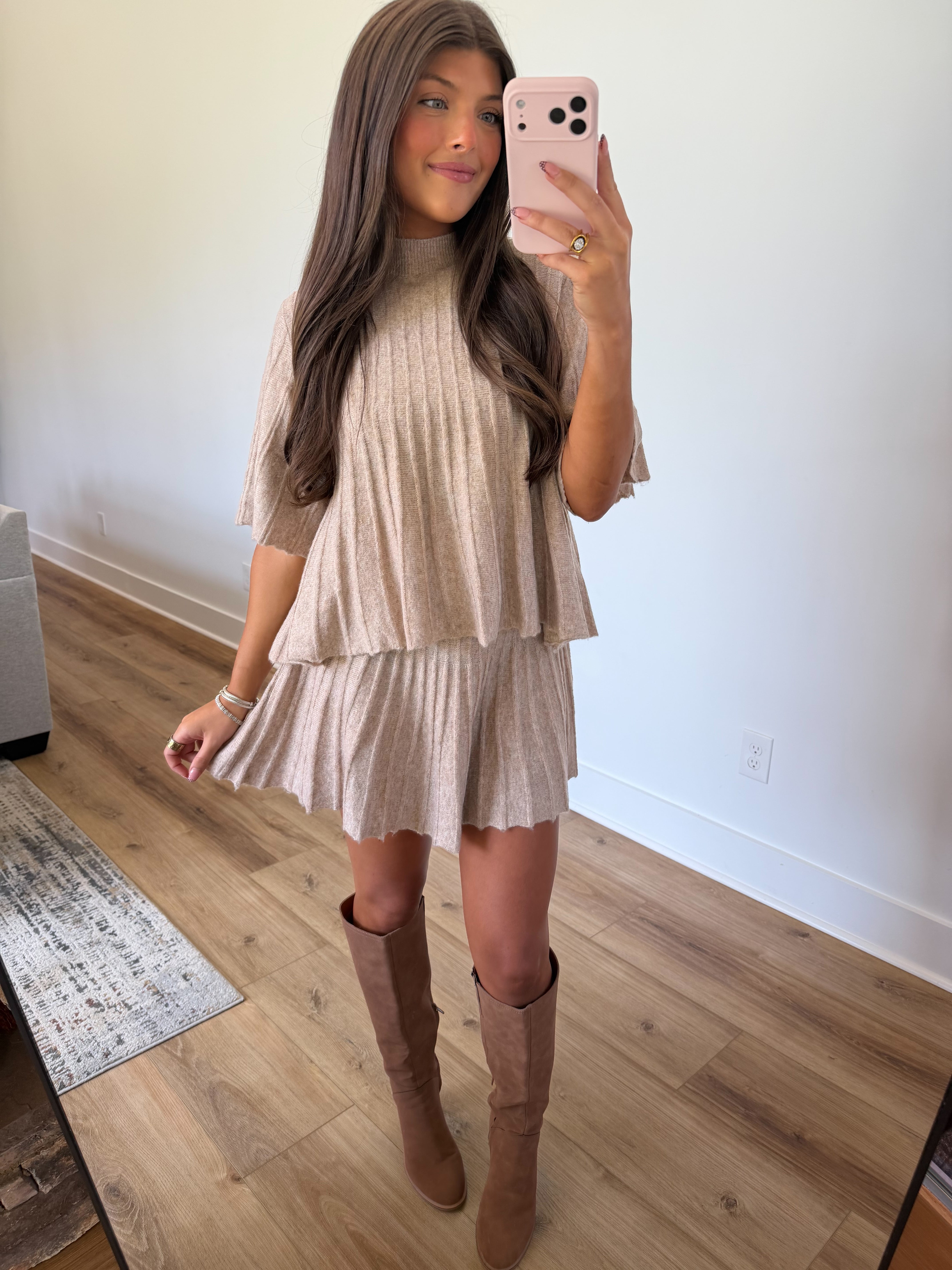 Gilmore Knit Set (Tan)