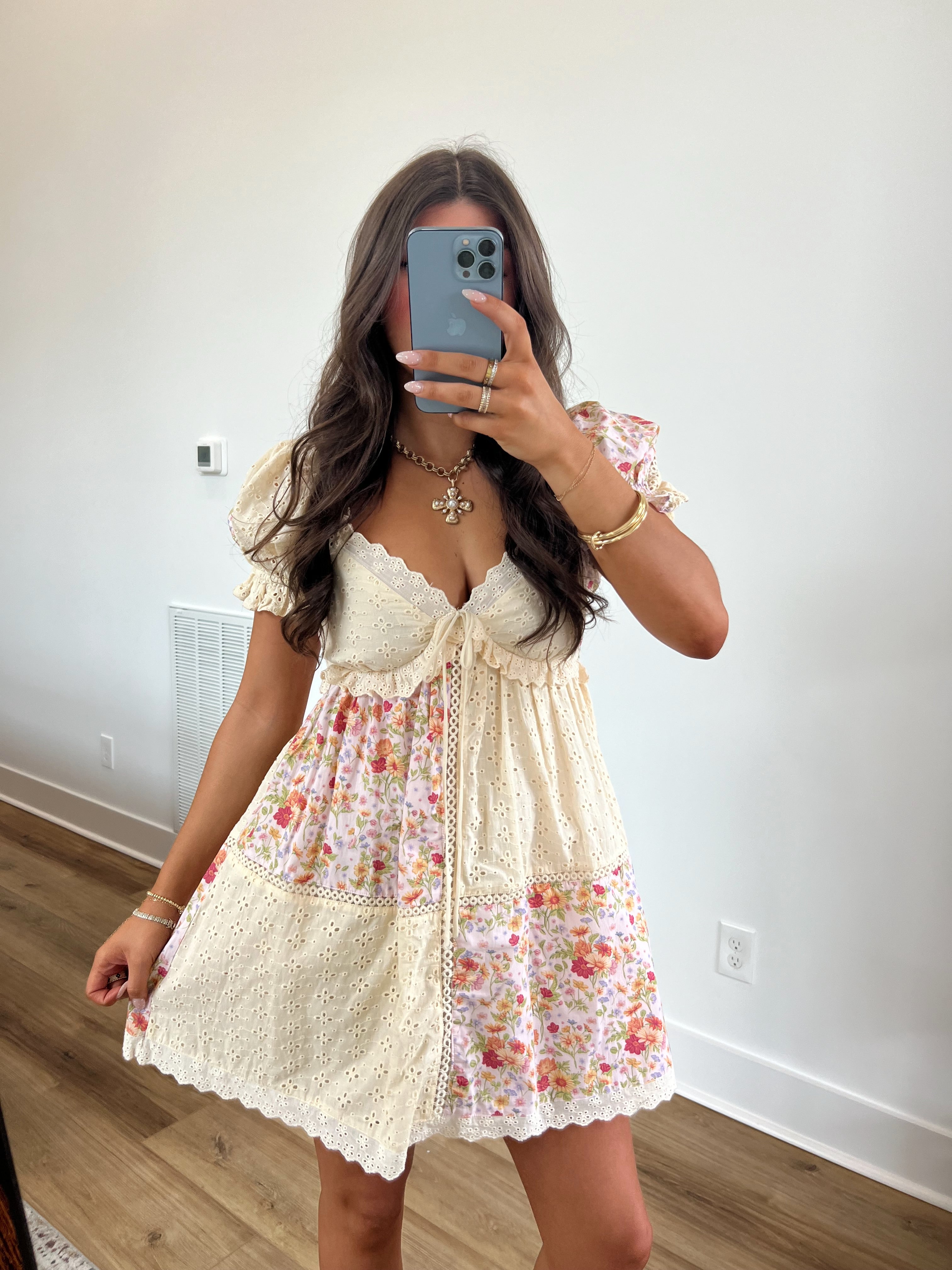 Floral Boho Babydoll Dress