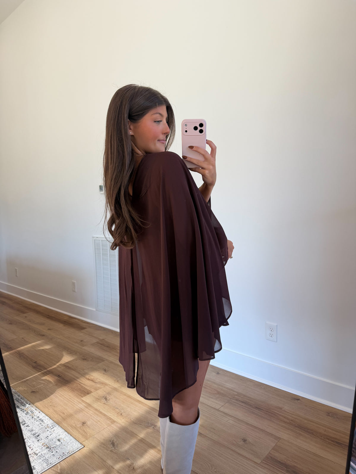 Brown Cape Romper
