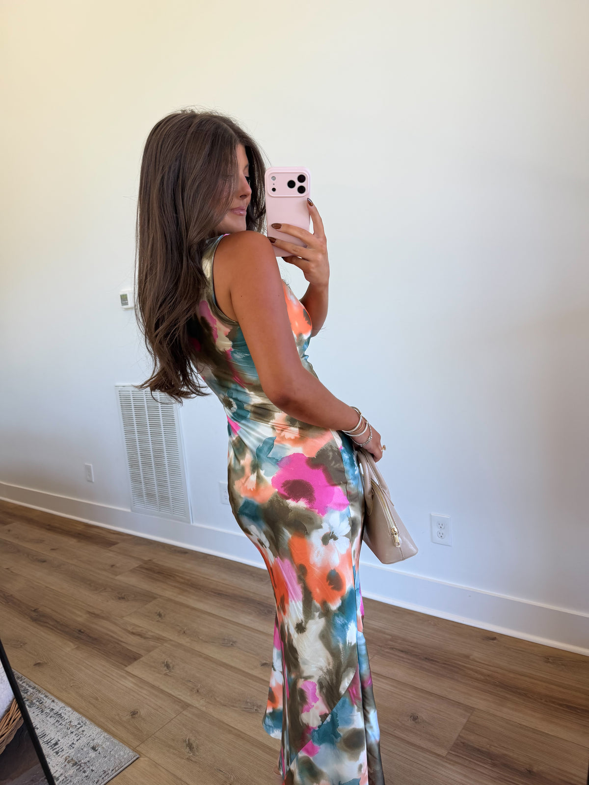 Fall Watercolors Maxi Dress