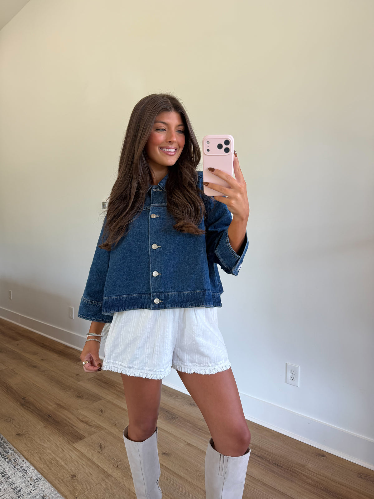 Good to Go Denim Jacket (Dark Denim)