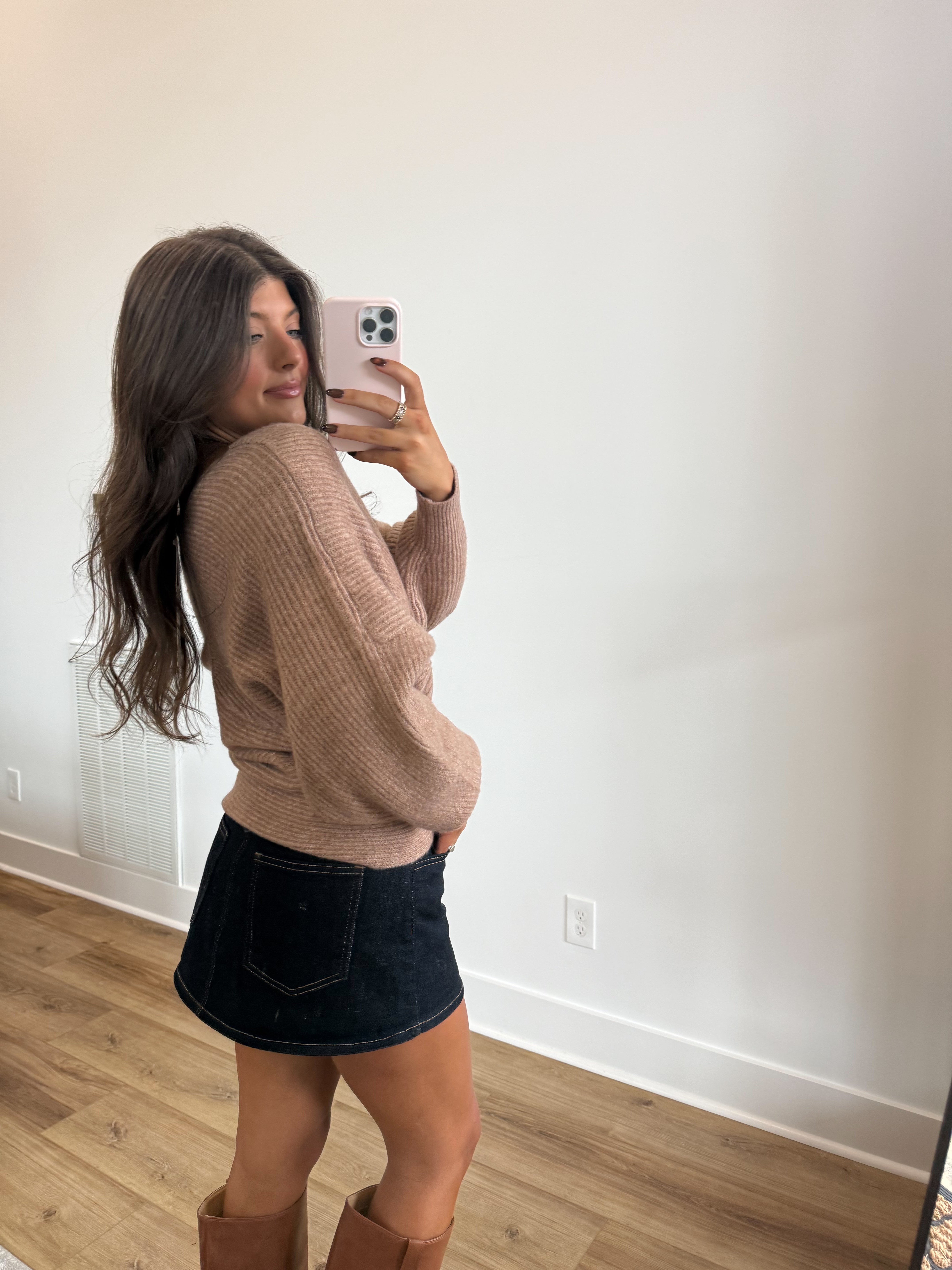The Maren Wrap Sweater