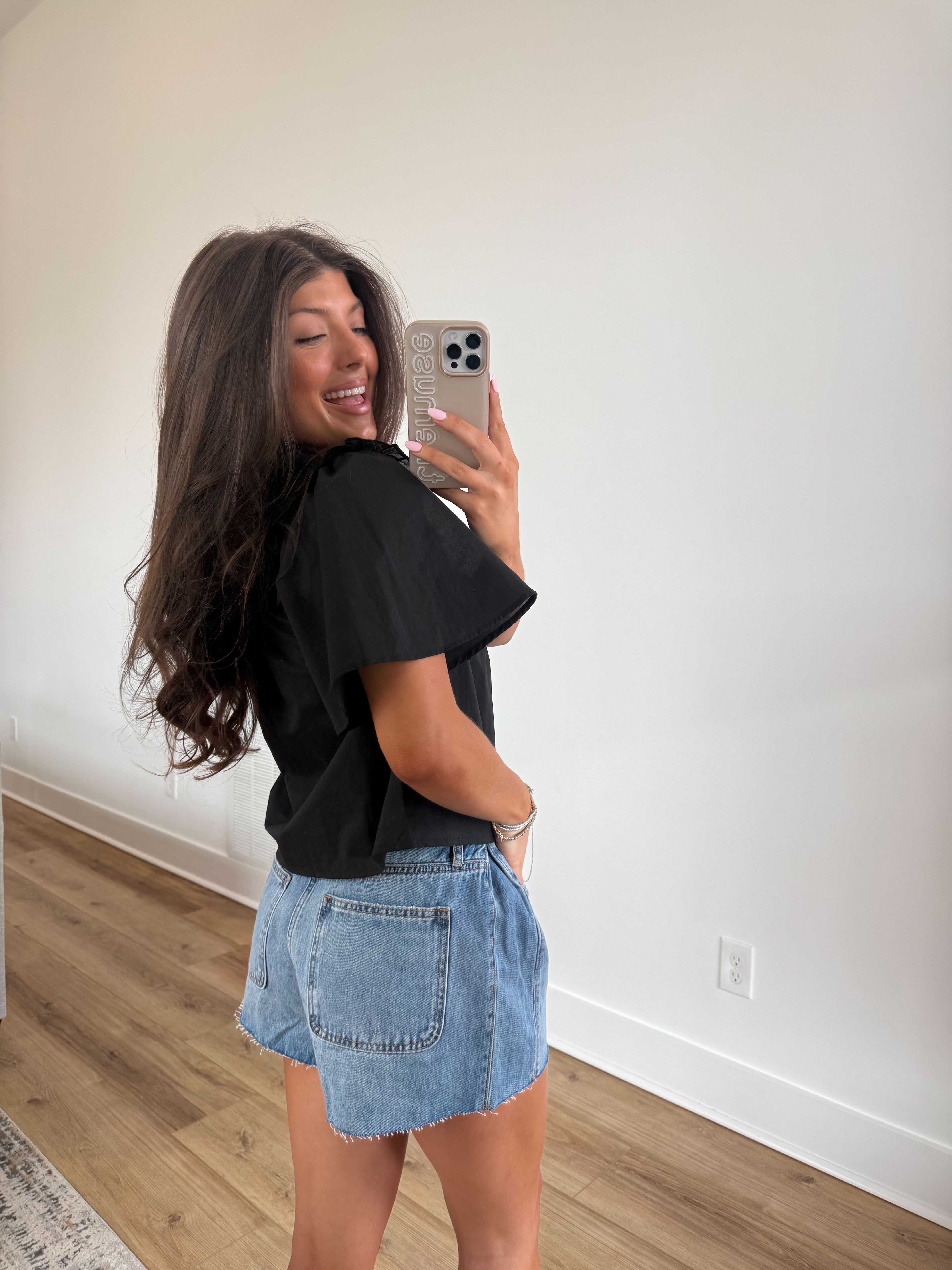 The Noir Lace Blouse