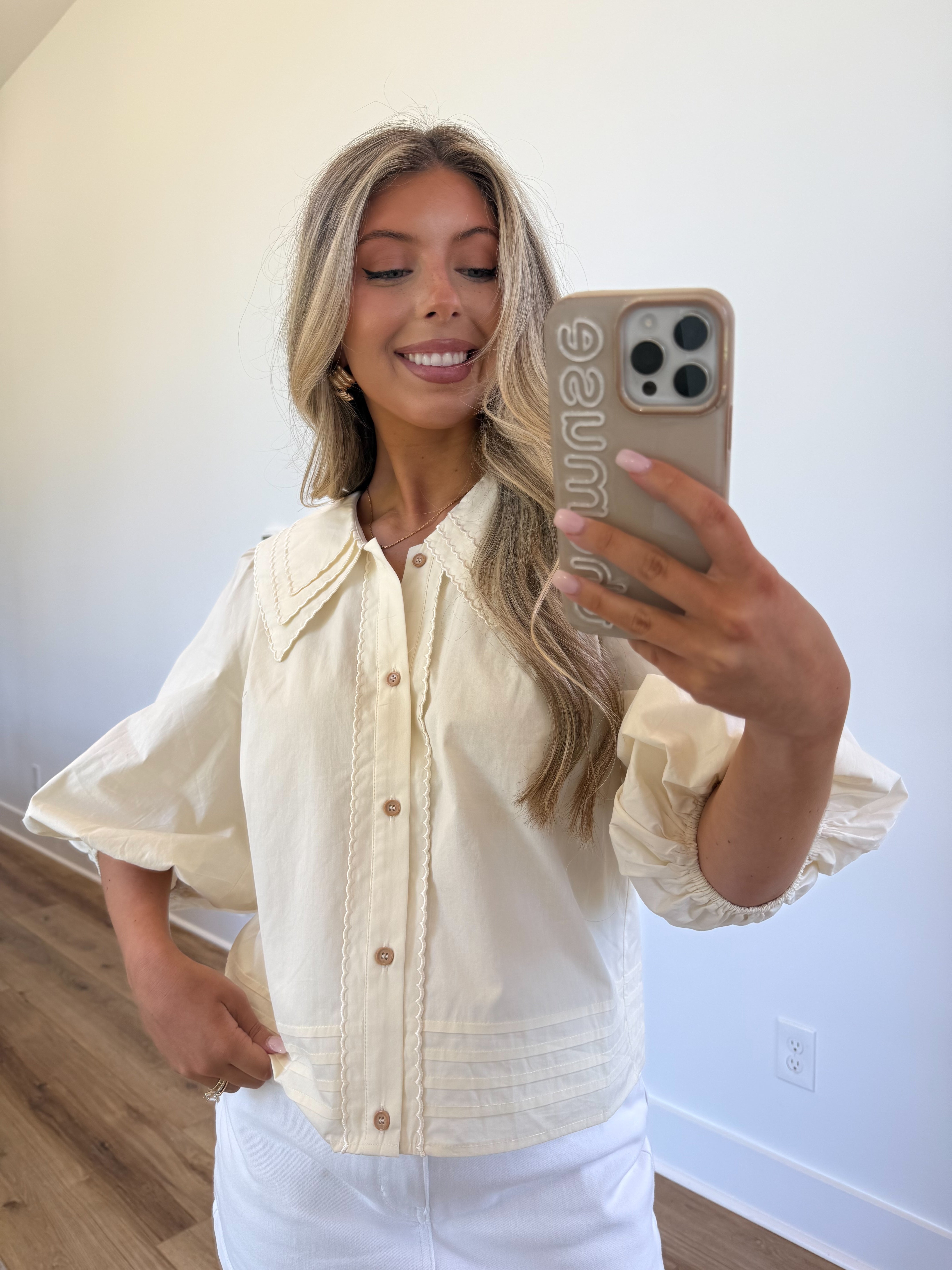 The Heirloom Blouse (Ivory)