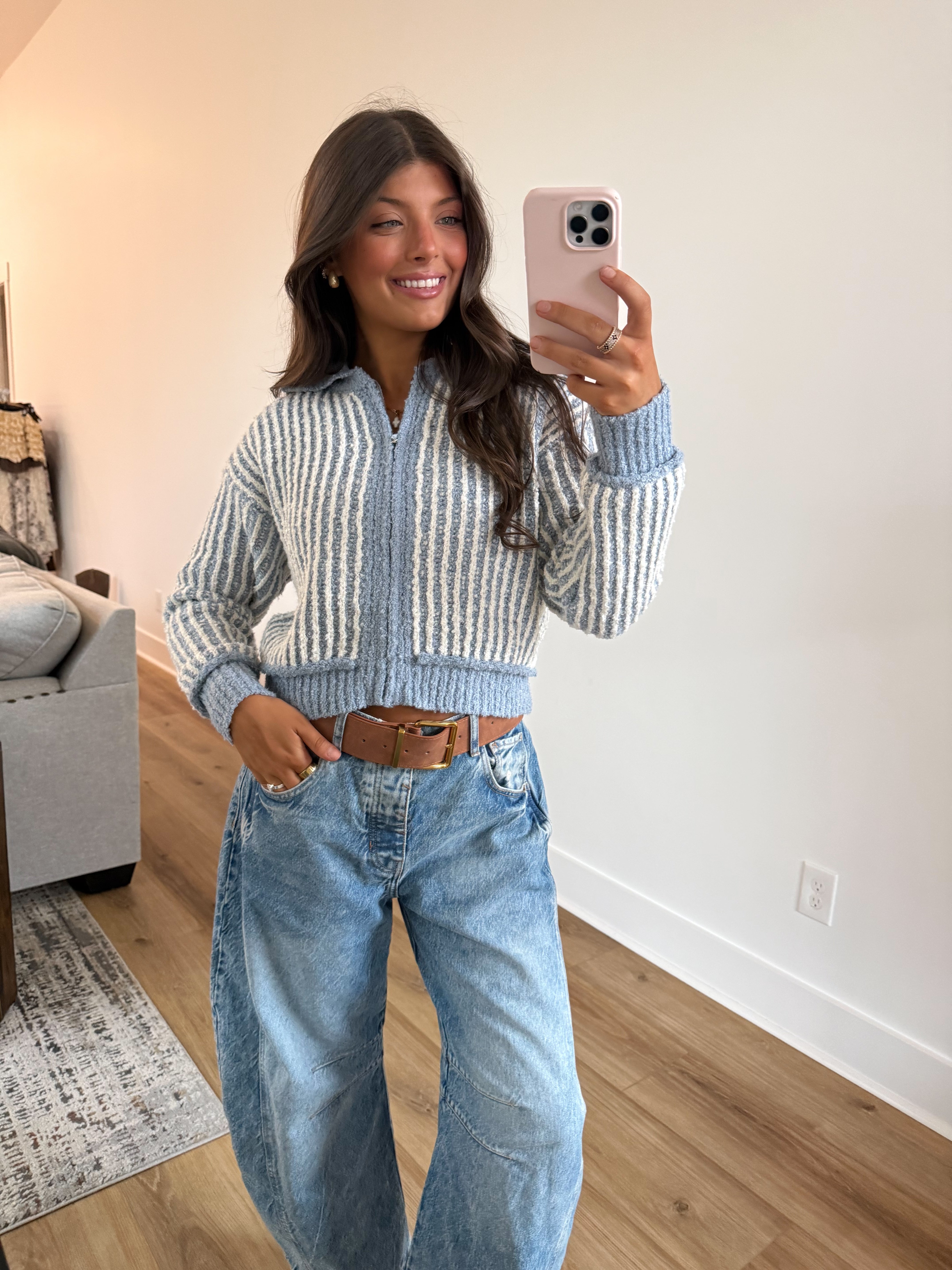 Sedona Stripe Zip-Up