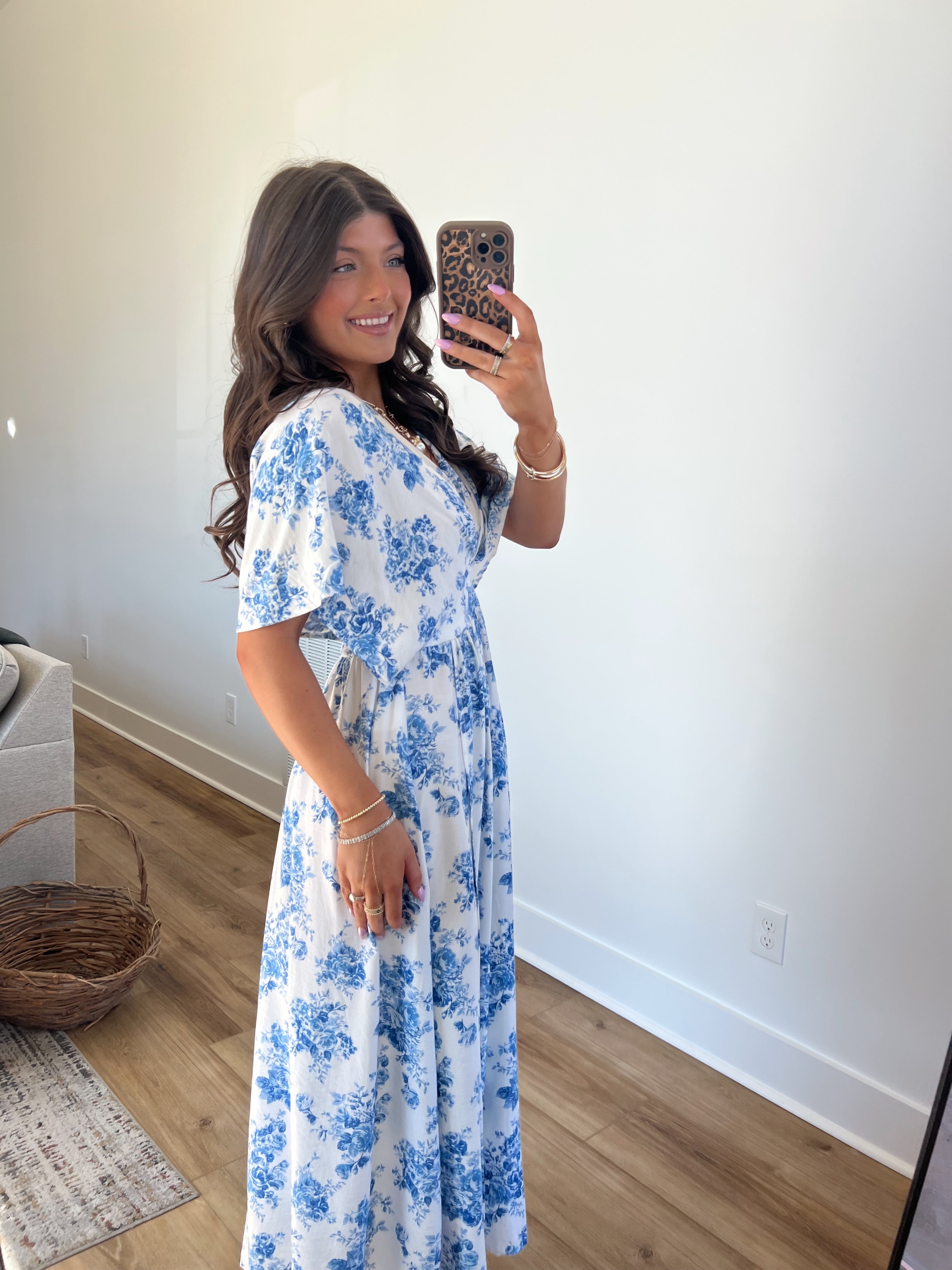 Priscilla Printed Maxi Dress (Restock)