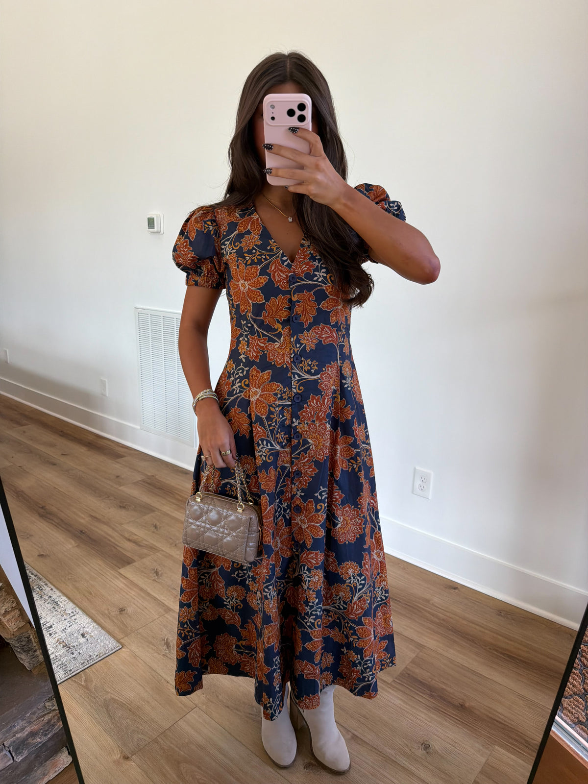 Sienna Floral Midi Dress