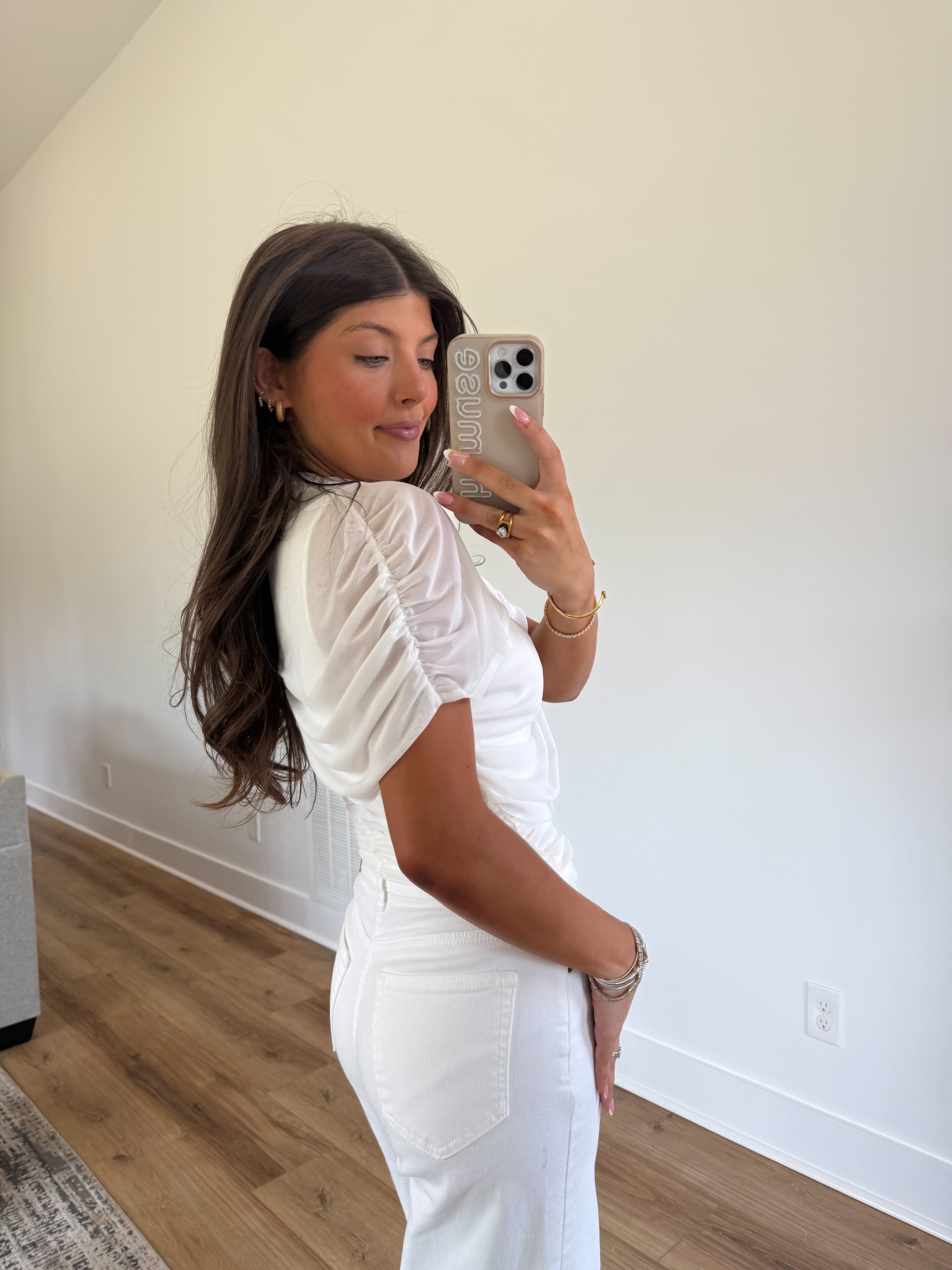 White Ruch Cape Top (Restock)
