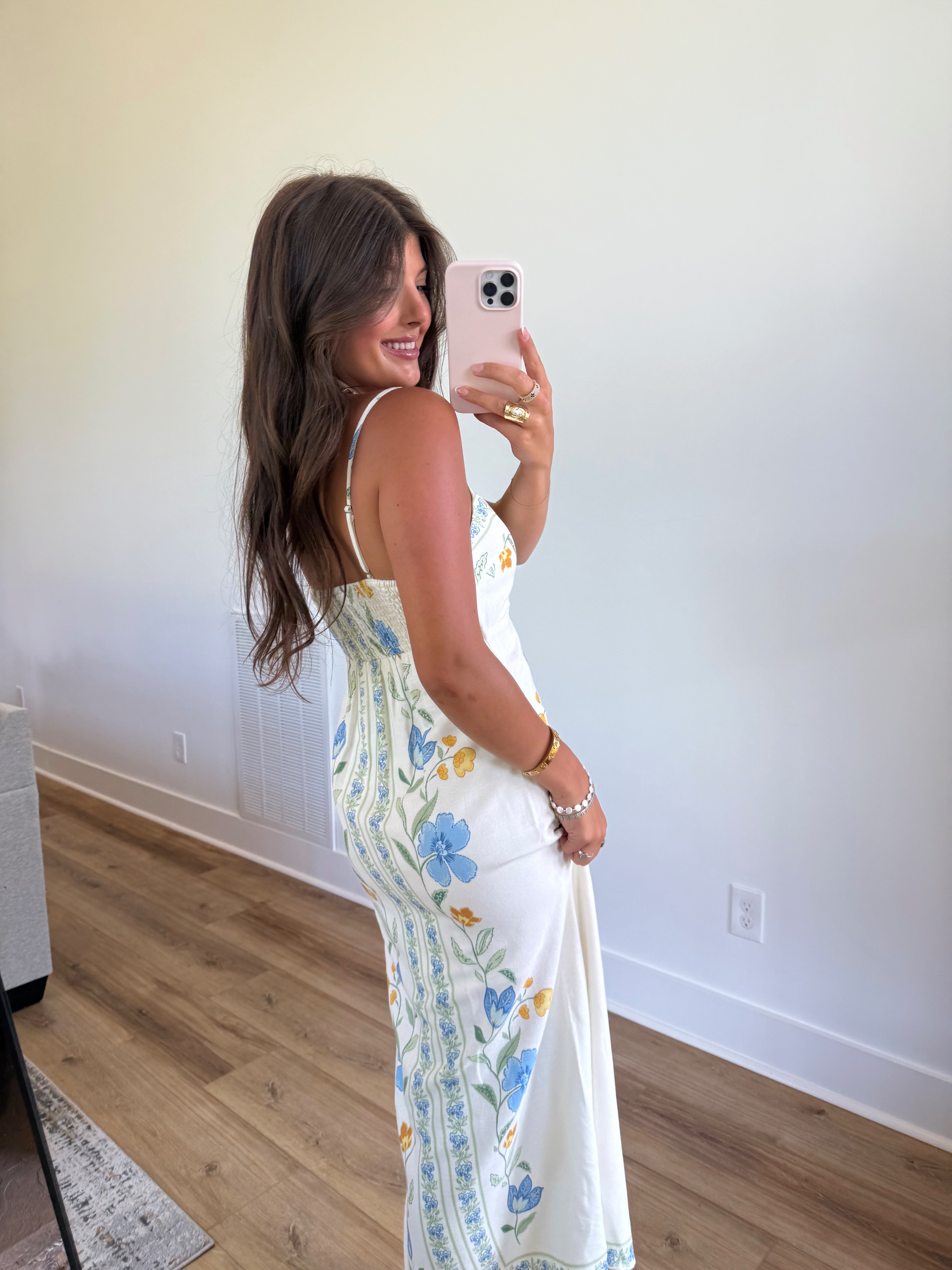 Lex Midi Dress (Blue)