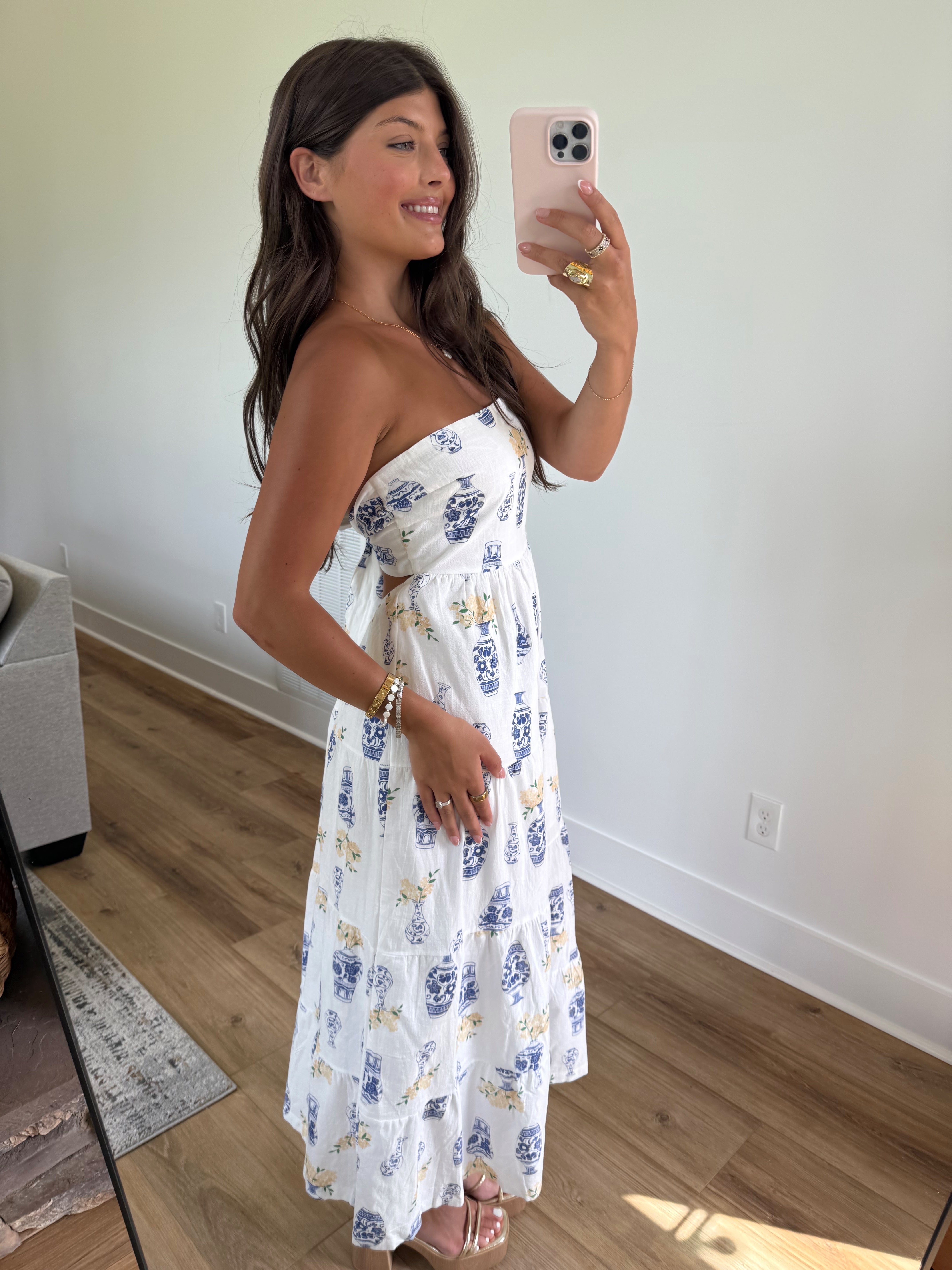Mediterranean Muse Maxi Dress