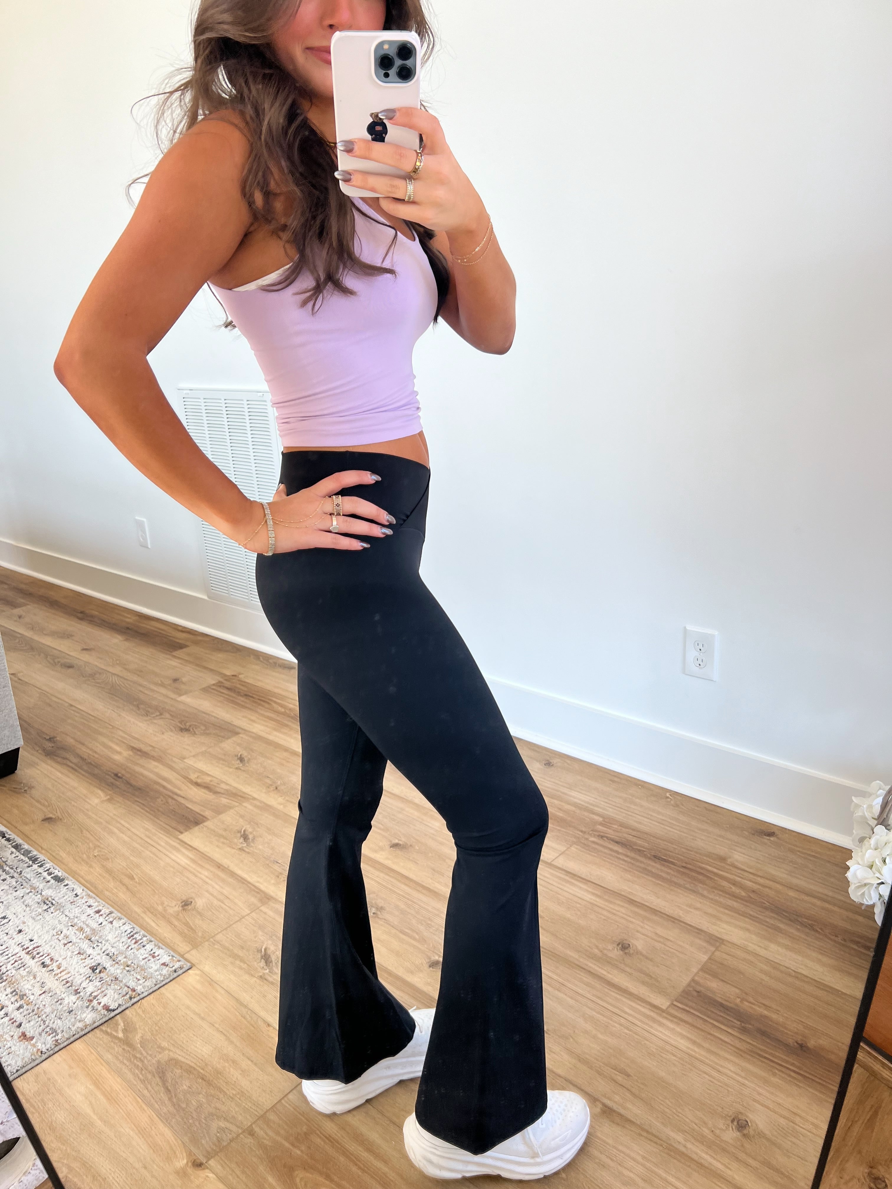 Black Crossover Leggings