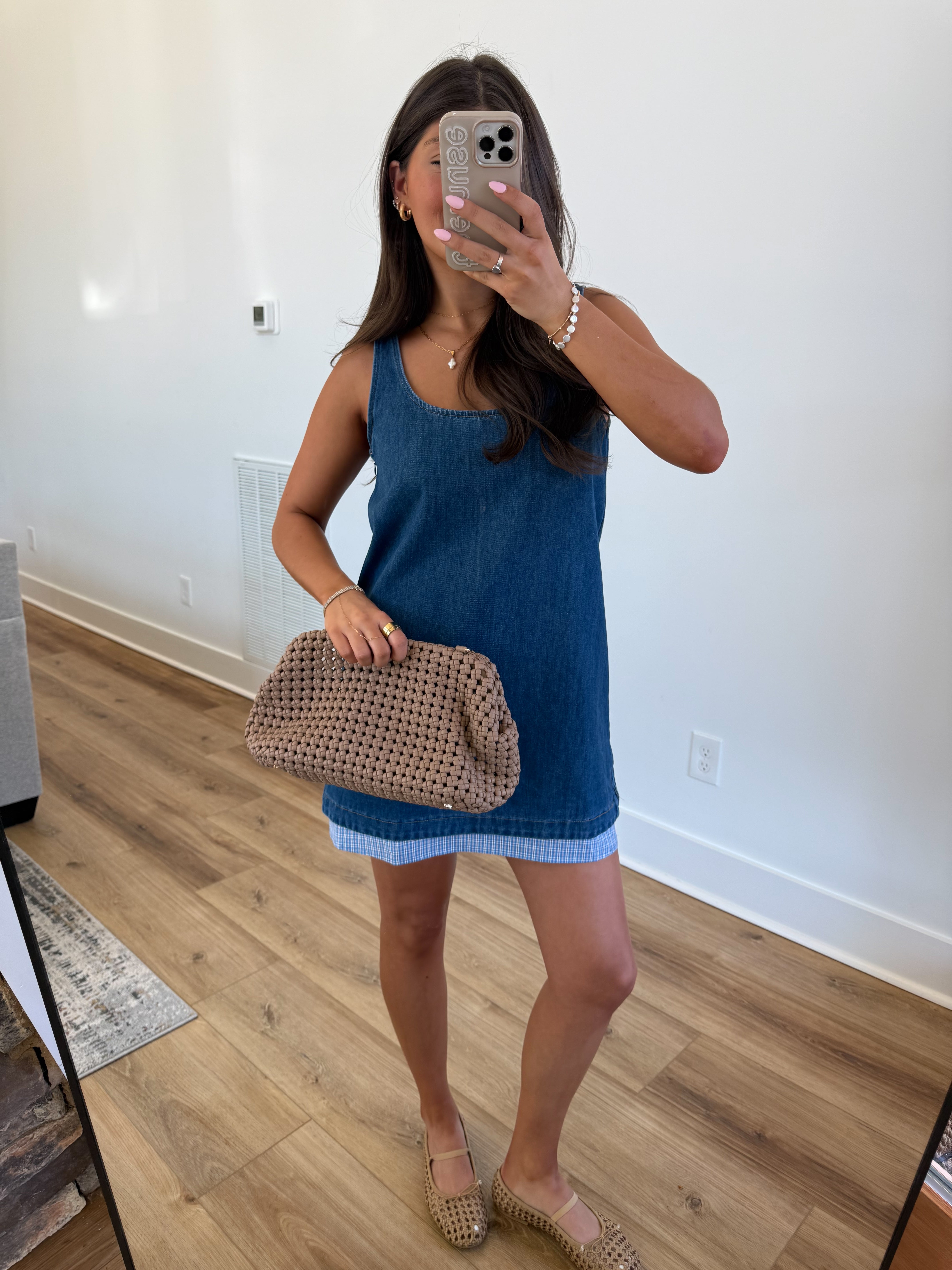 The Pippa Denim Dress(PRE-ORDER (1 week)/ Restock)