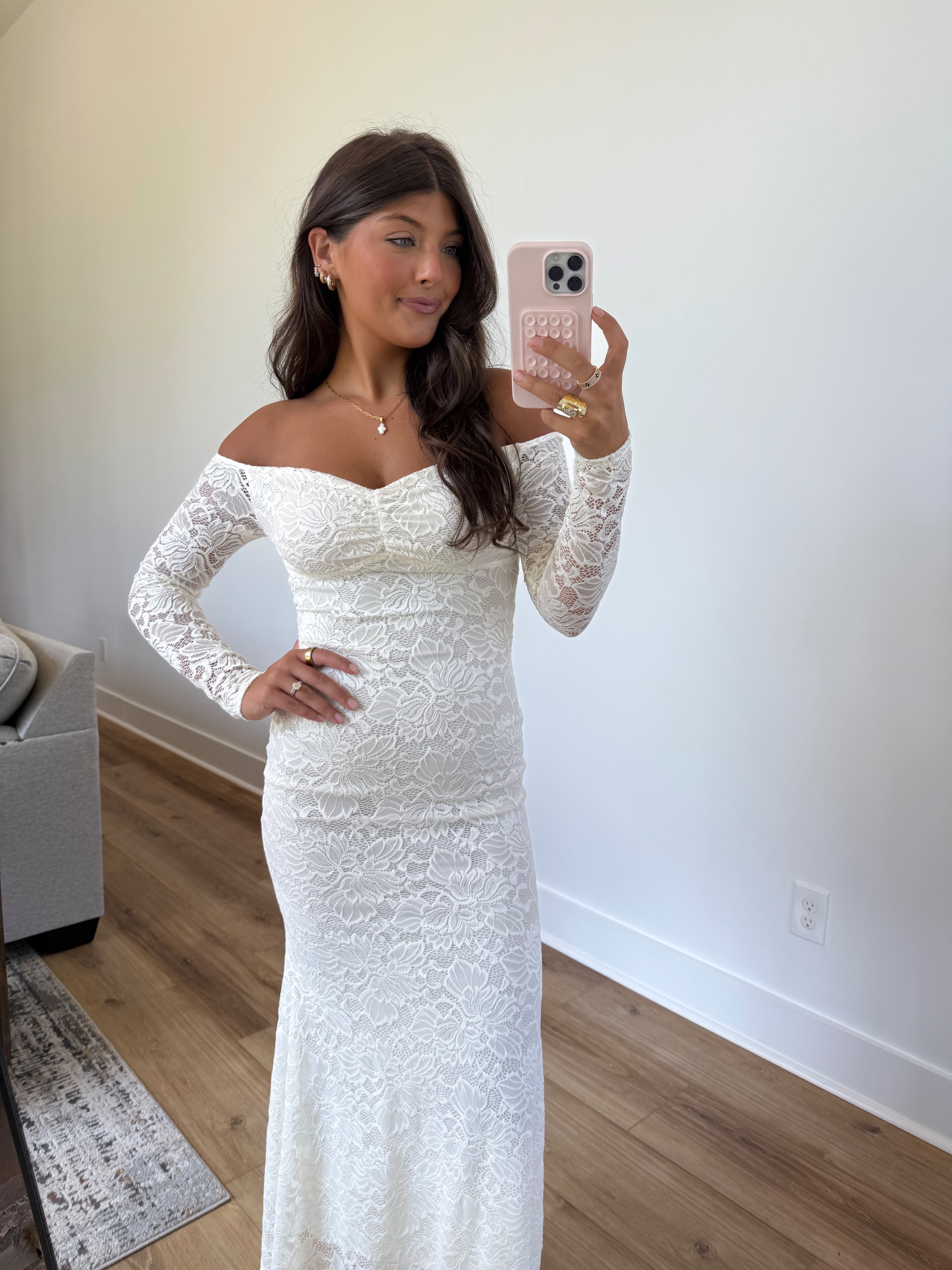 Laced in Love Maxi Dress