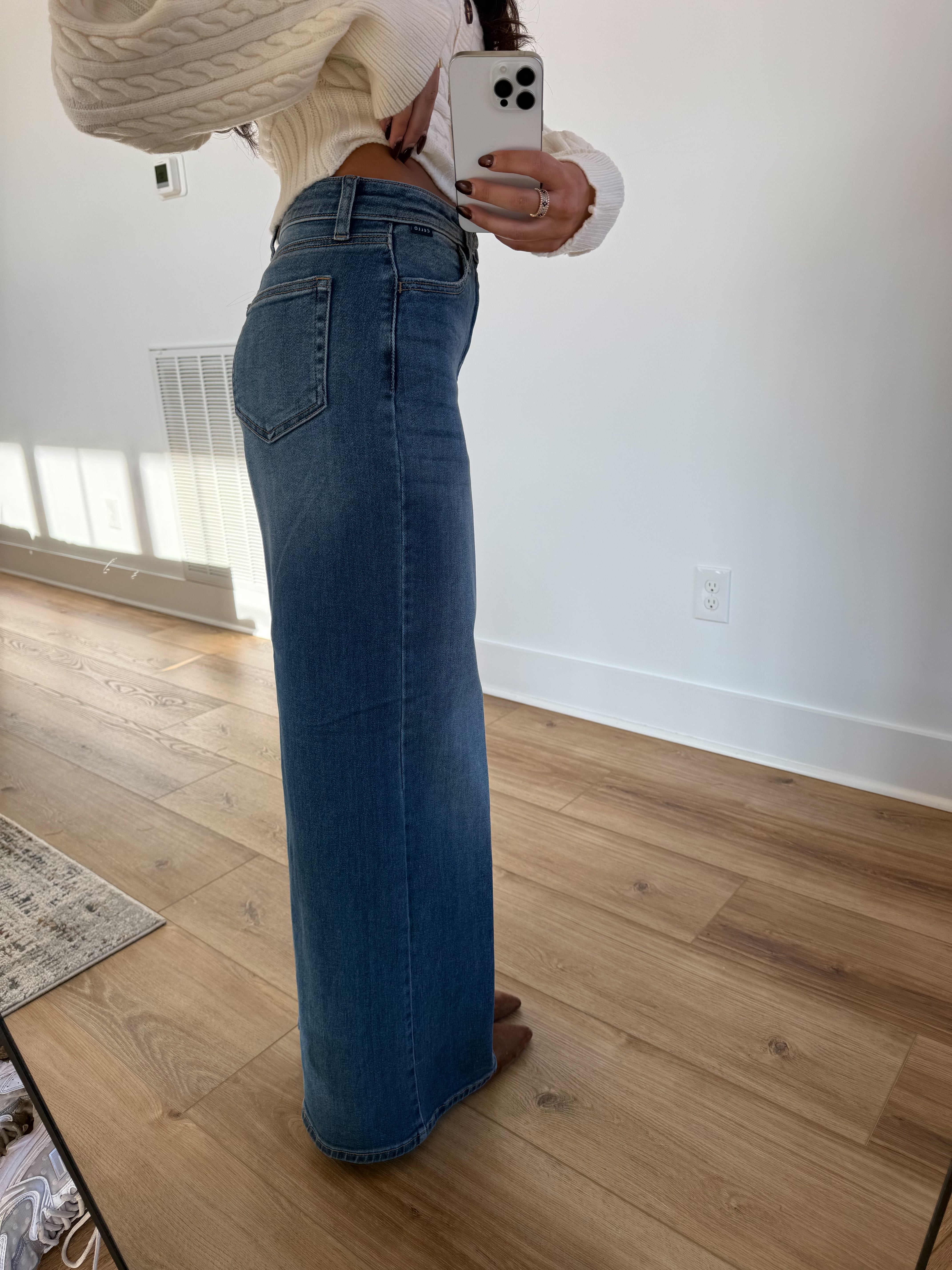 High Rise Wide Leg Jeans
