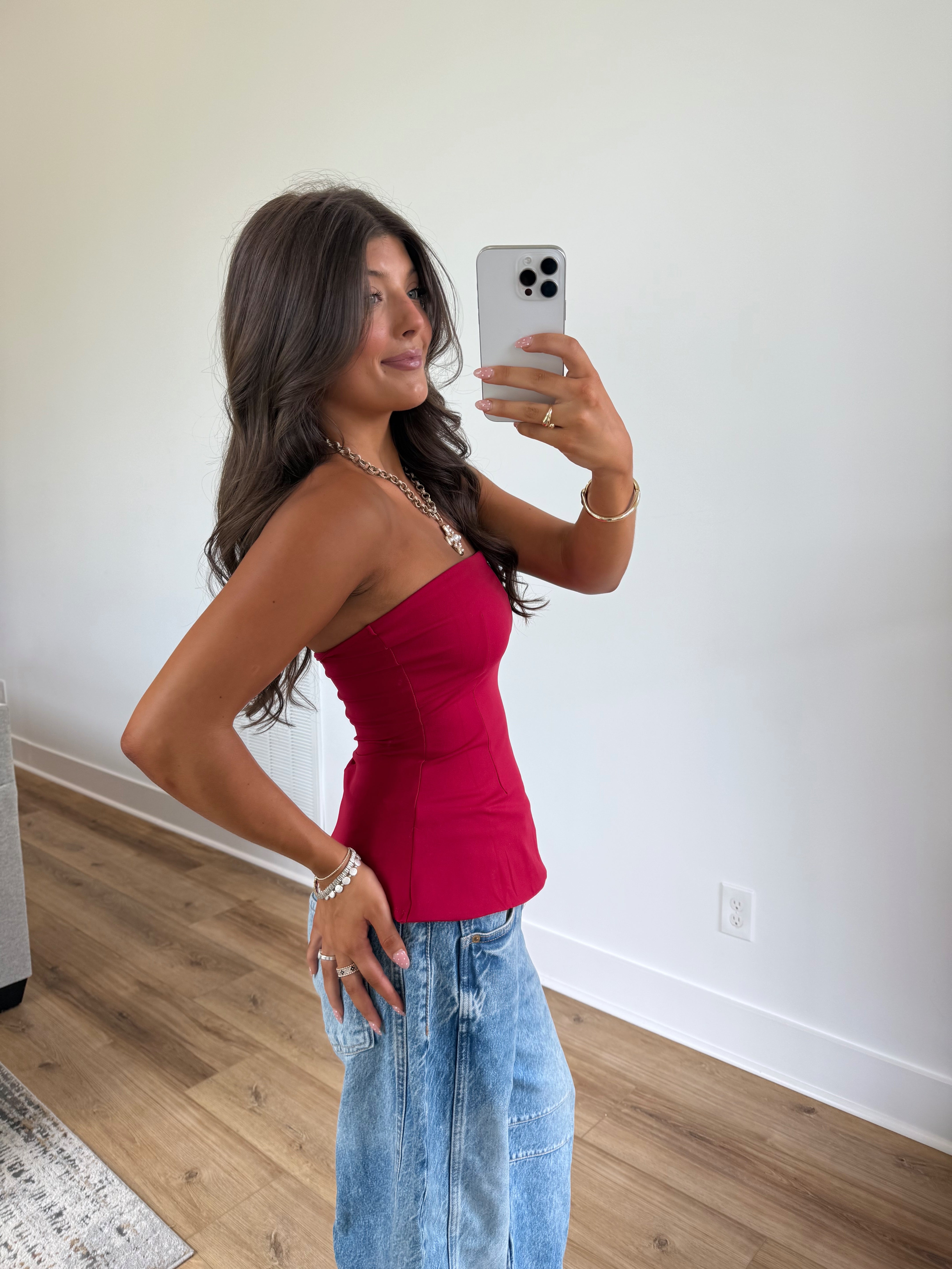 The Evening Top (Red)