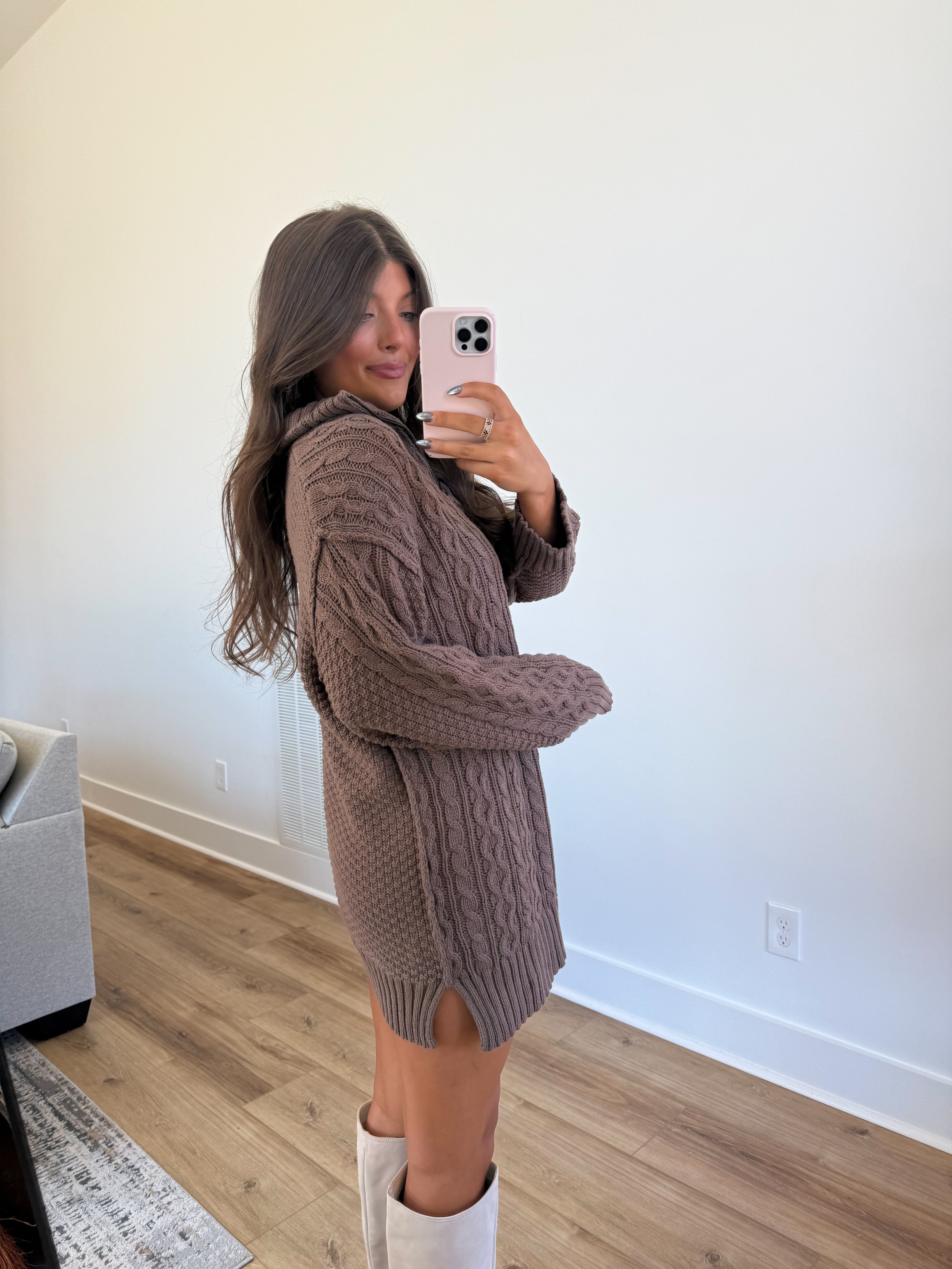 The Fall Morning Sweater Dress