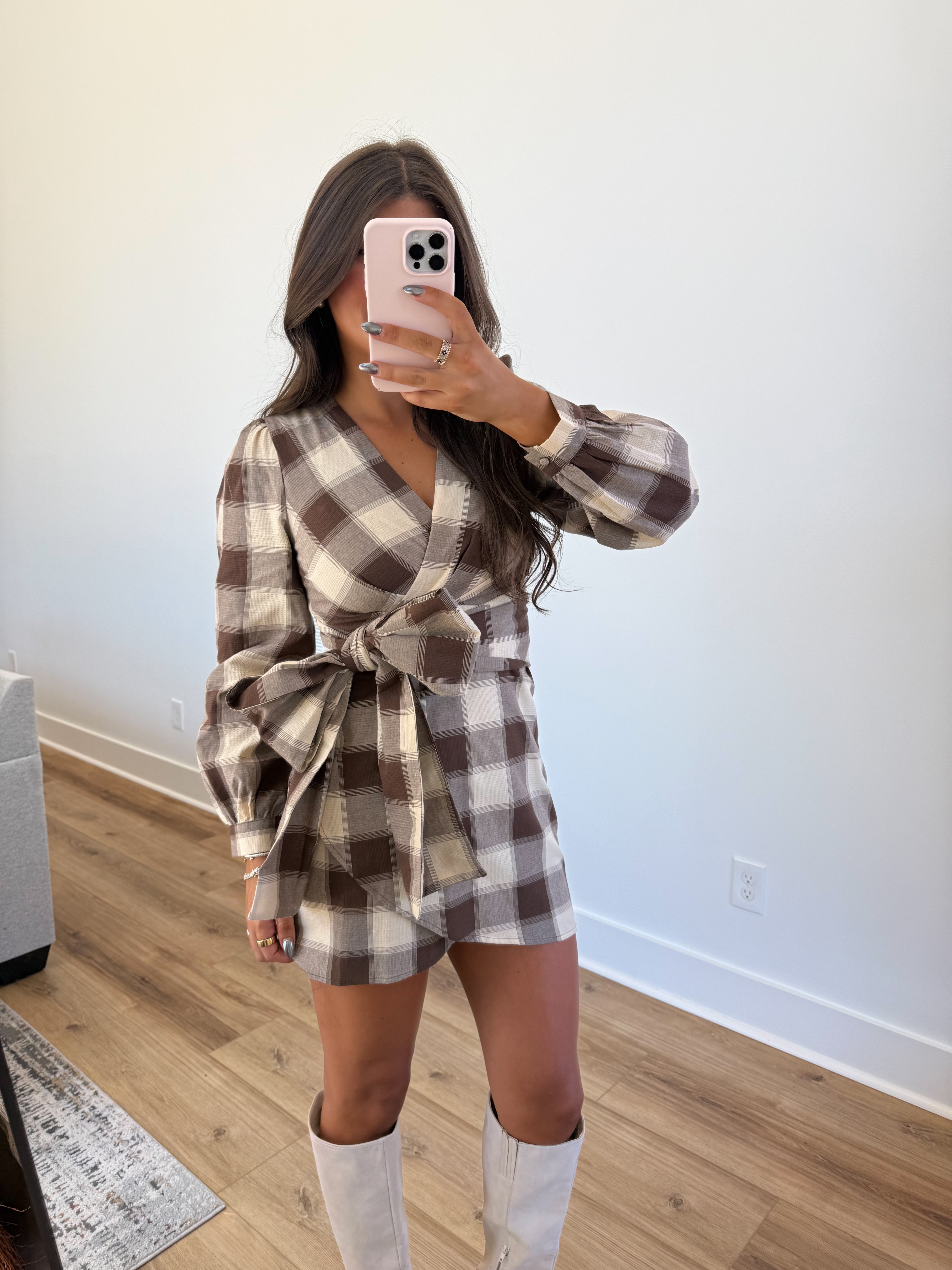 Claudia Tie Mini Dress