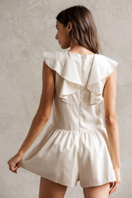 Frosted Linen Romper