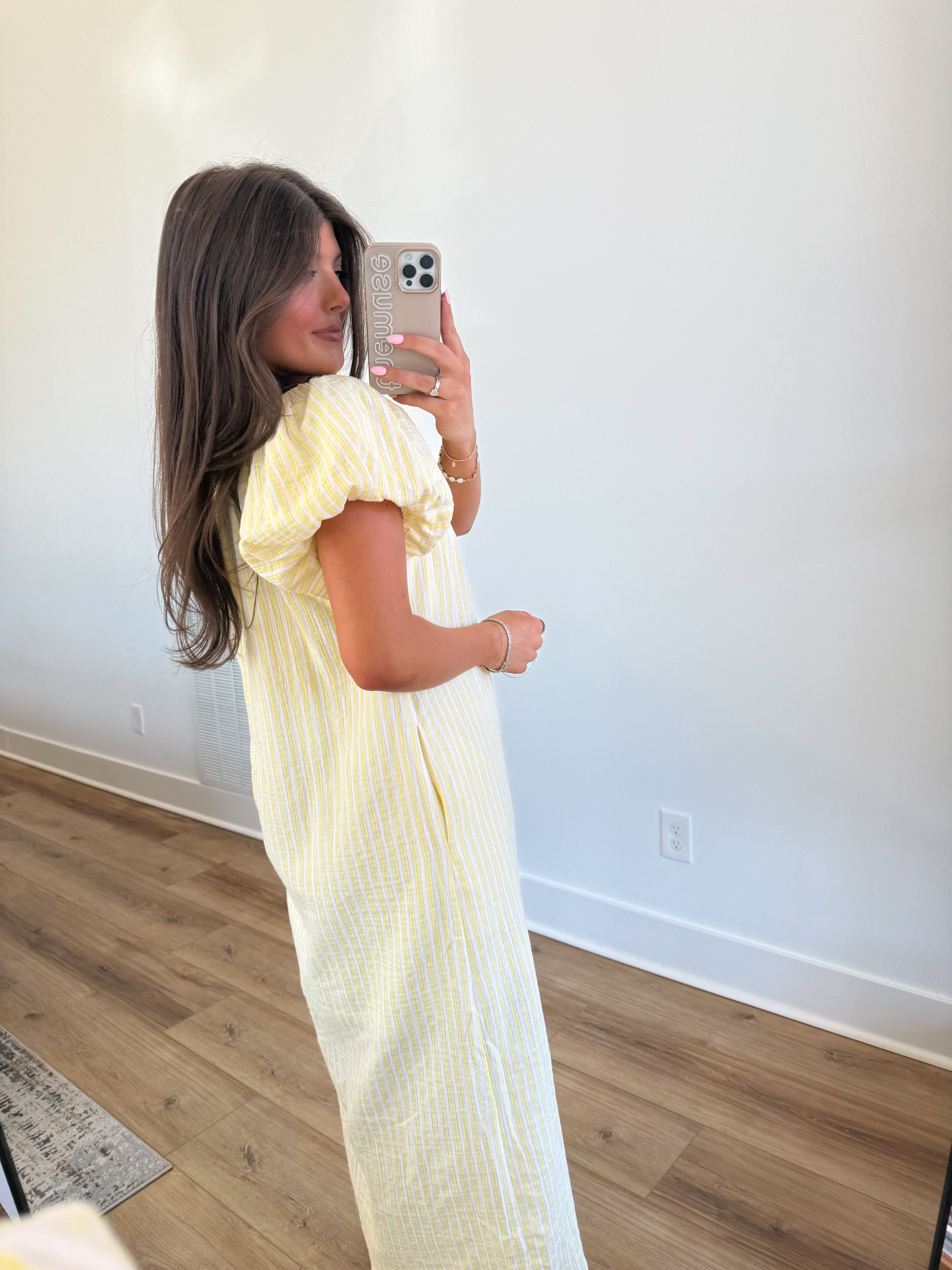 The Milly Dress (Lemon Gingham)