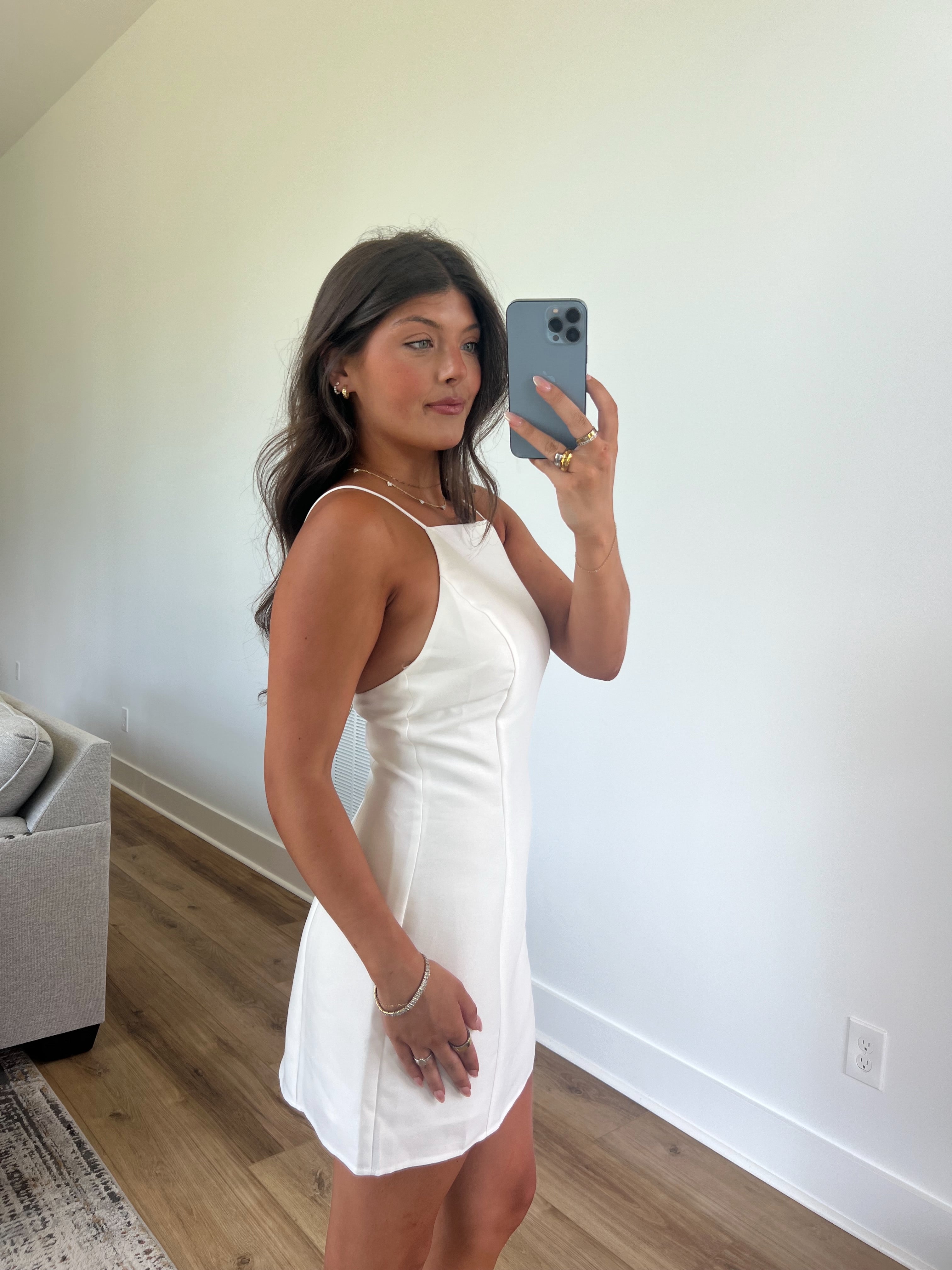 Classy A-Line Mini Dress
