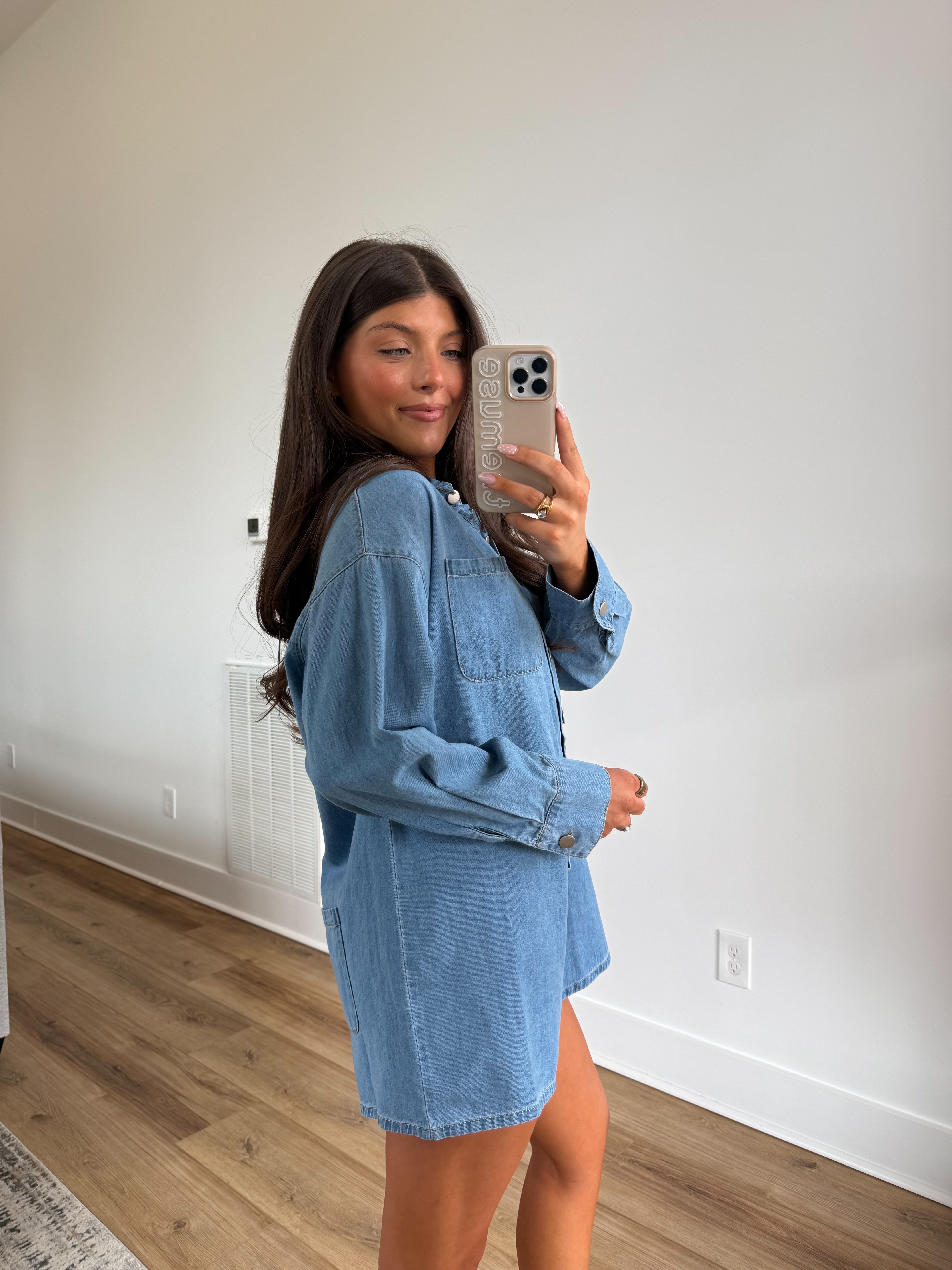 Boxy Blues Romper
