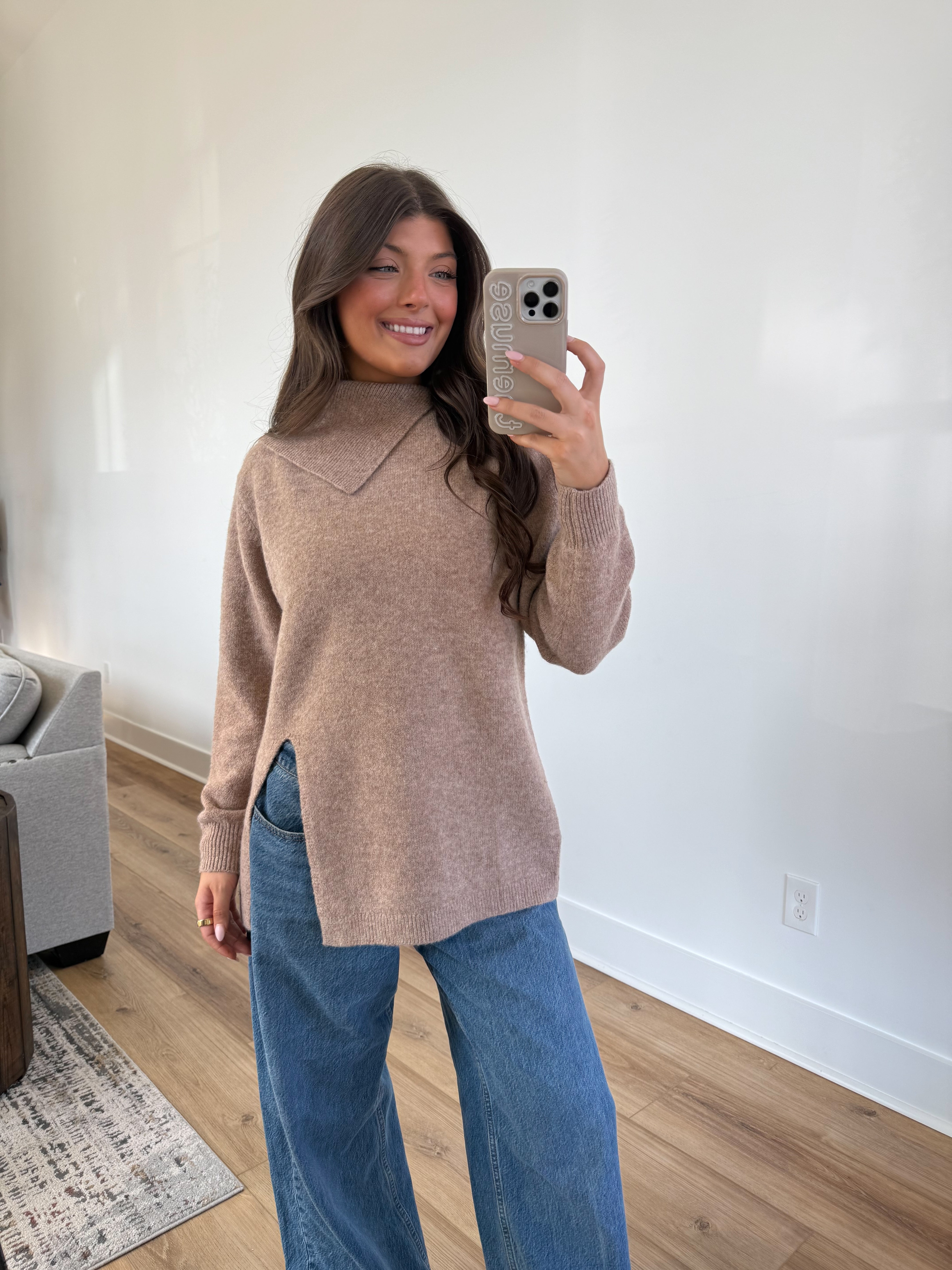 The Aspen Collar Sweater