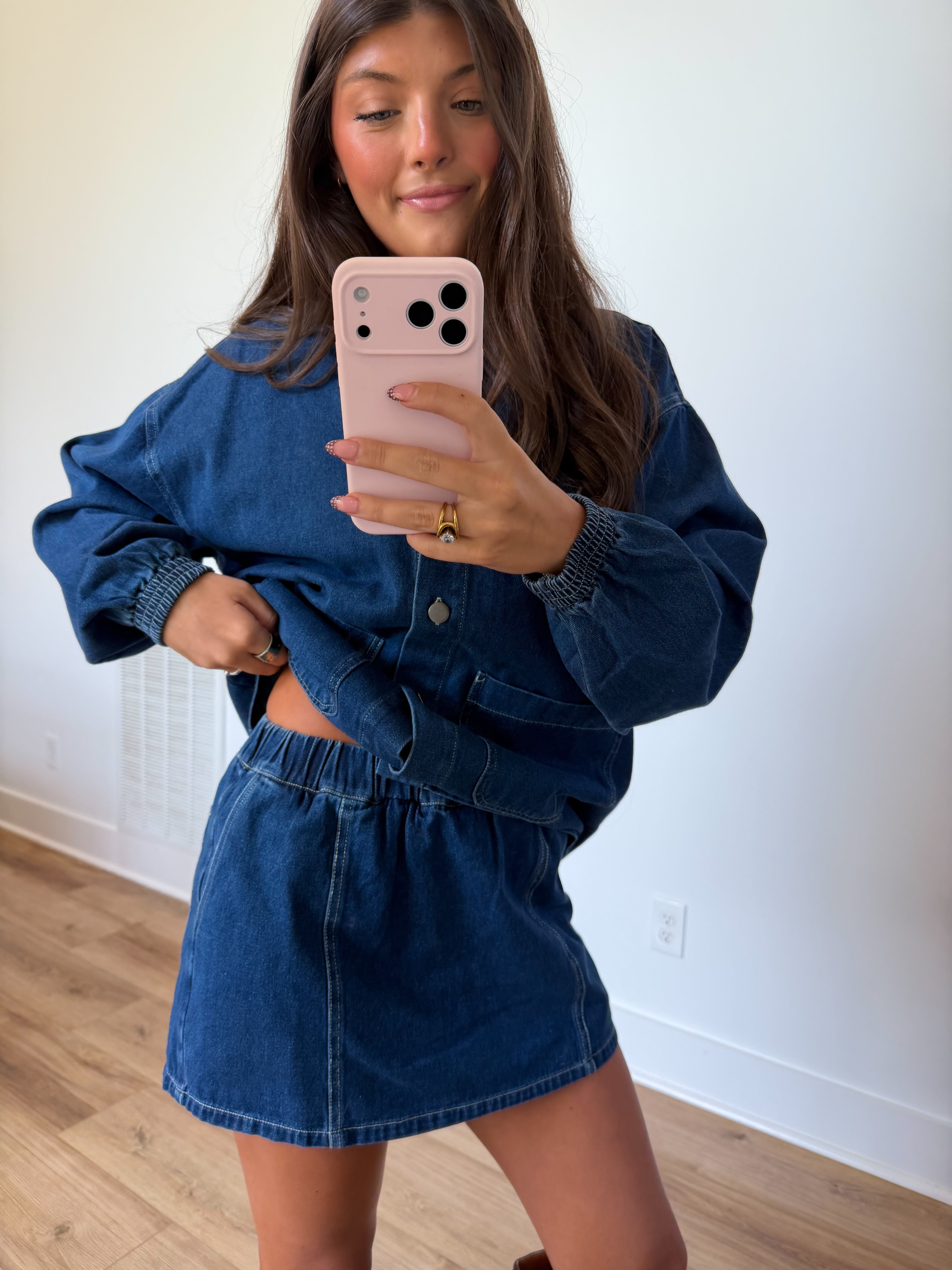 The Penny Denim Set (Classic Blue)
