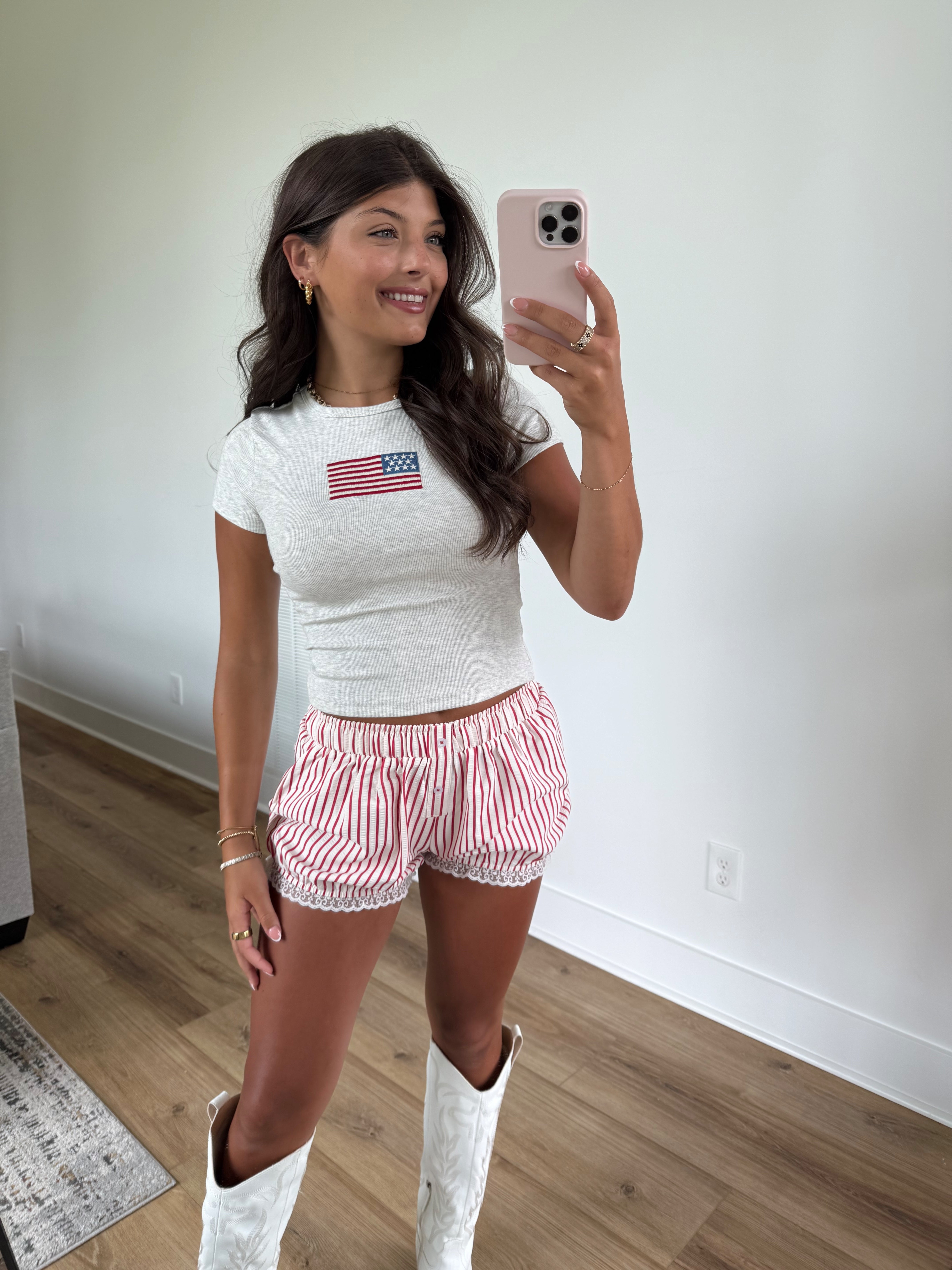American Girl Tee (Grey)