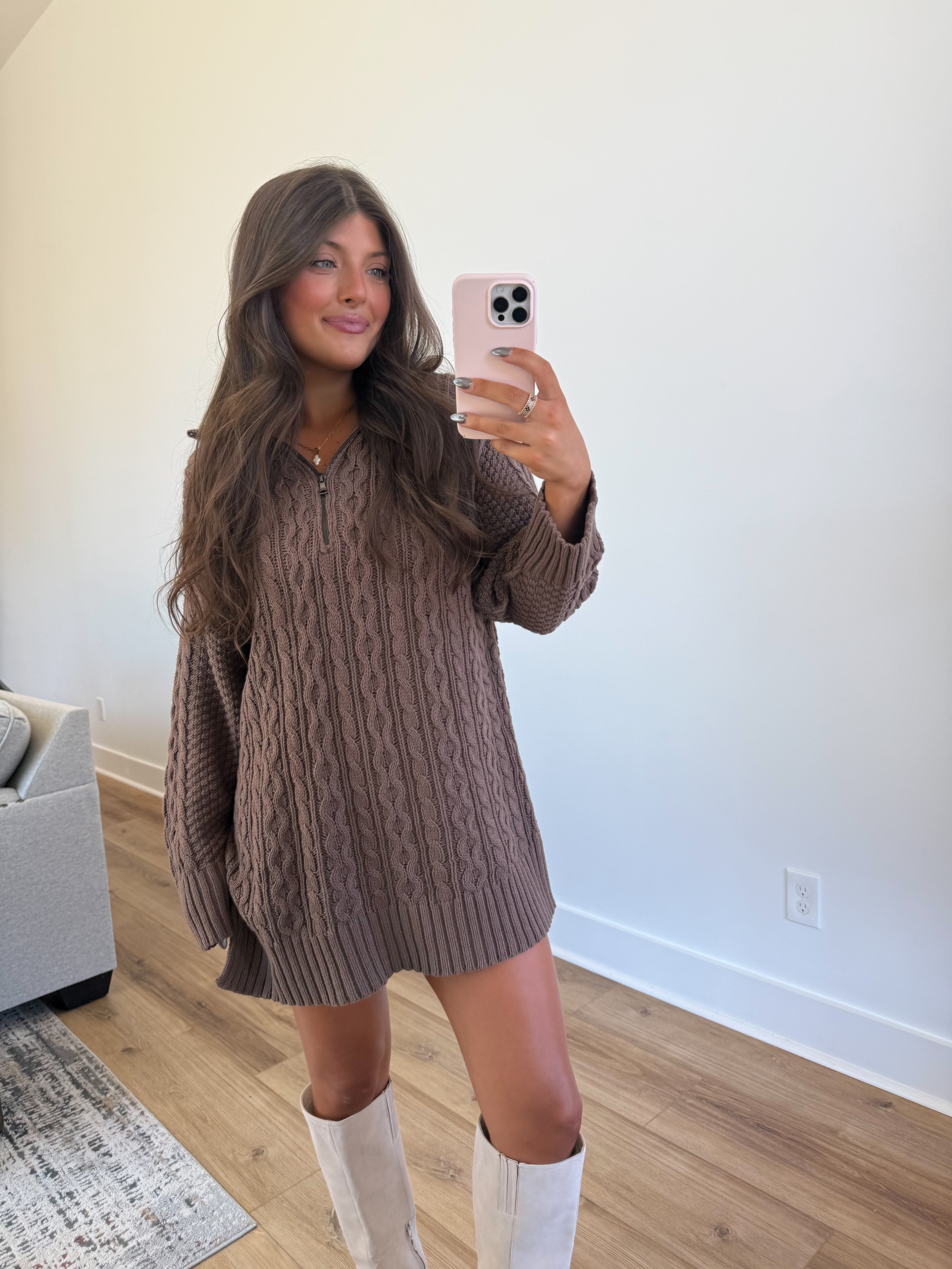 The Fall Morning Sweater Dress