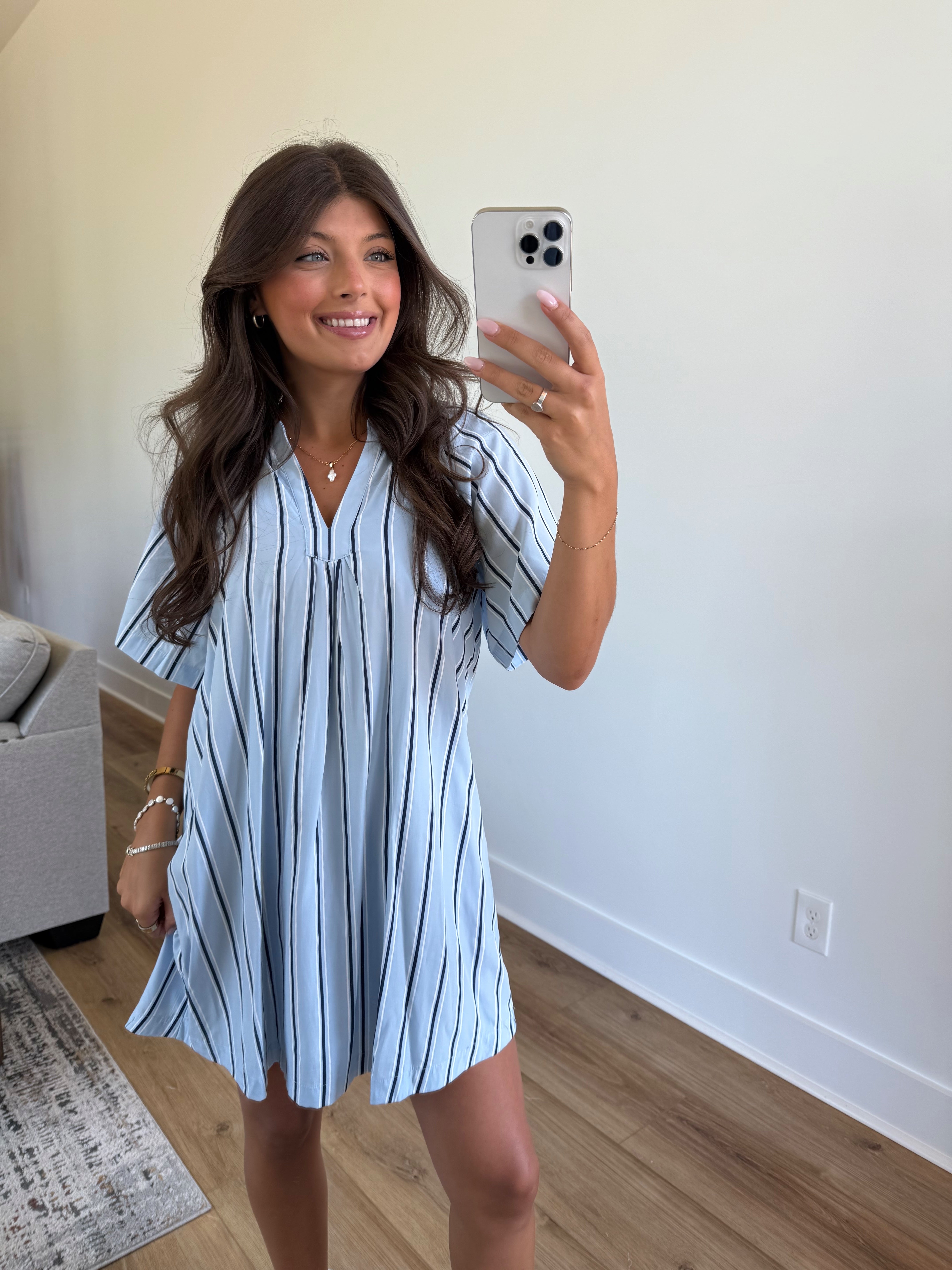 Blueberry Burst Mini Dress