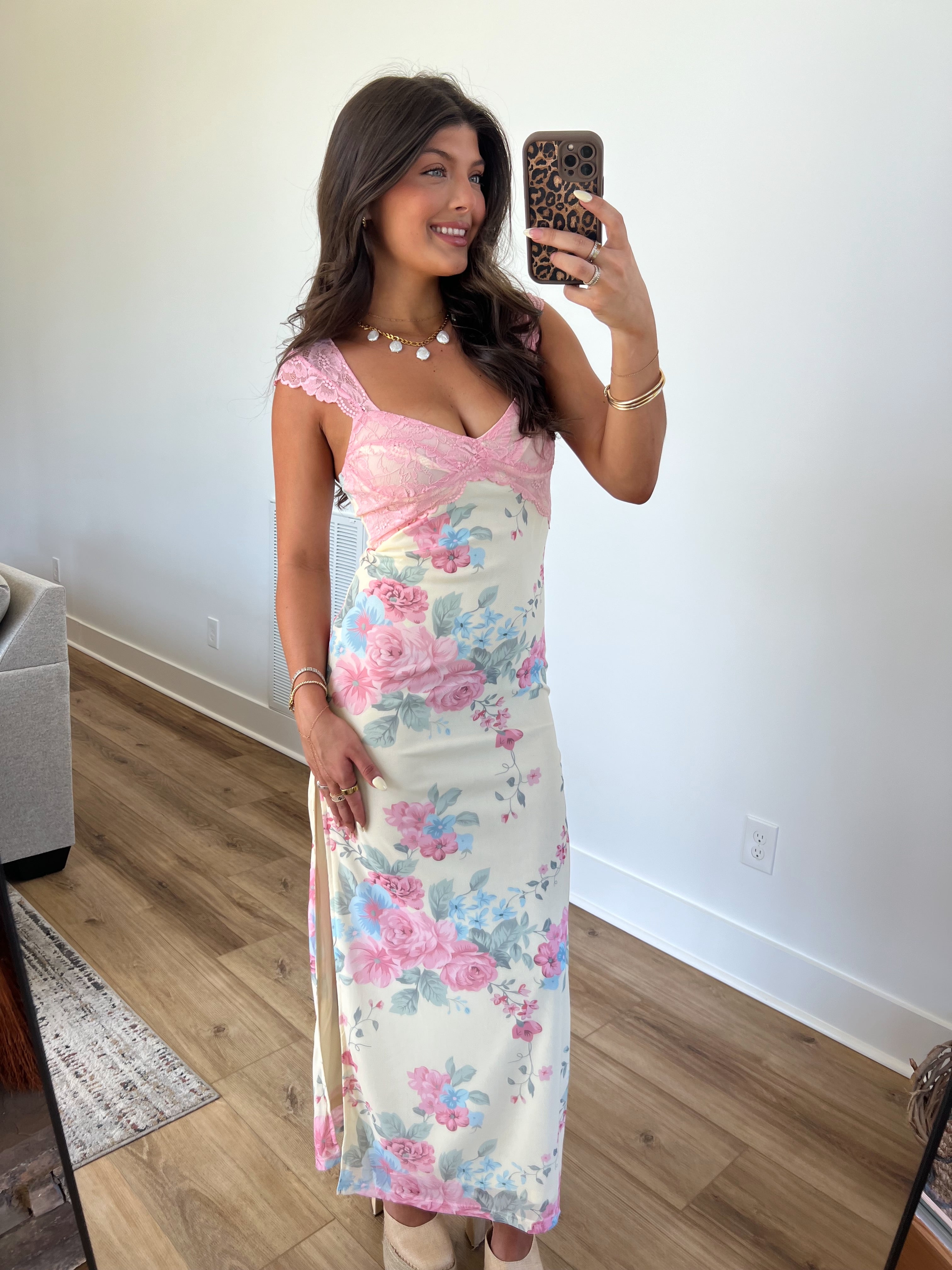 Mia Floral Maxi Dress