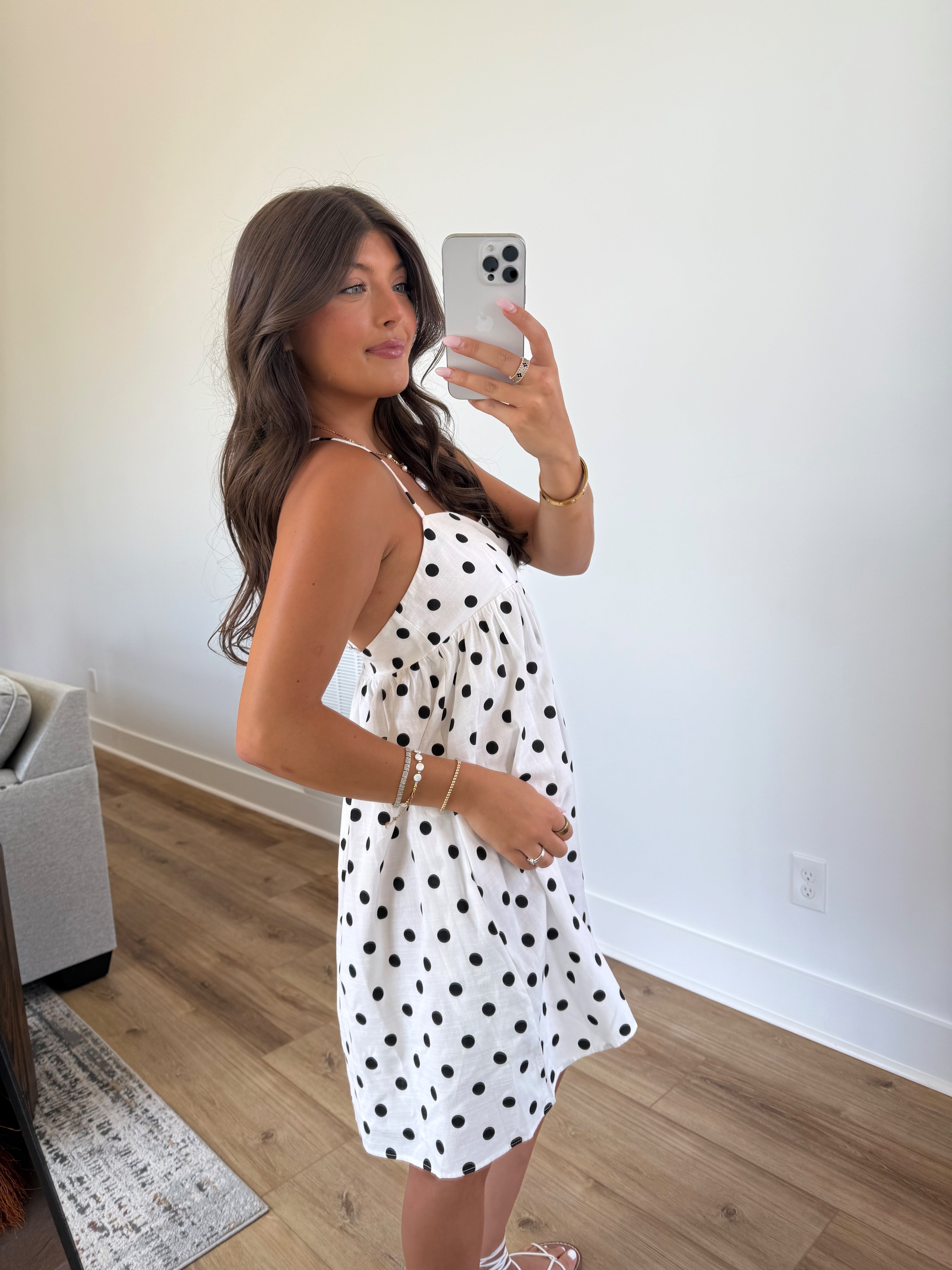 Polka Dot Swing Dress
