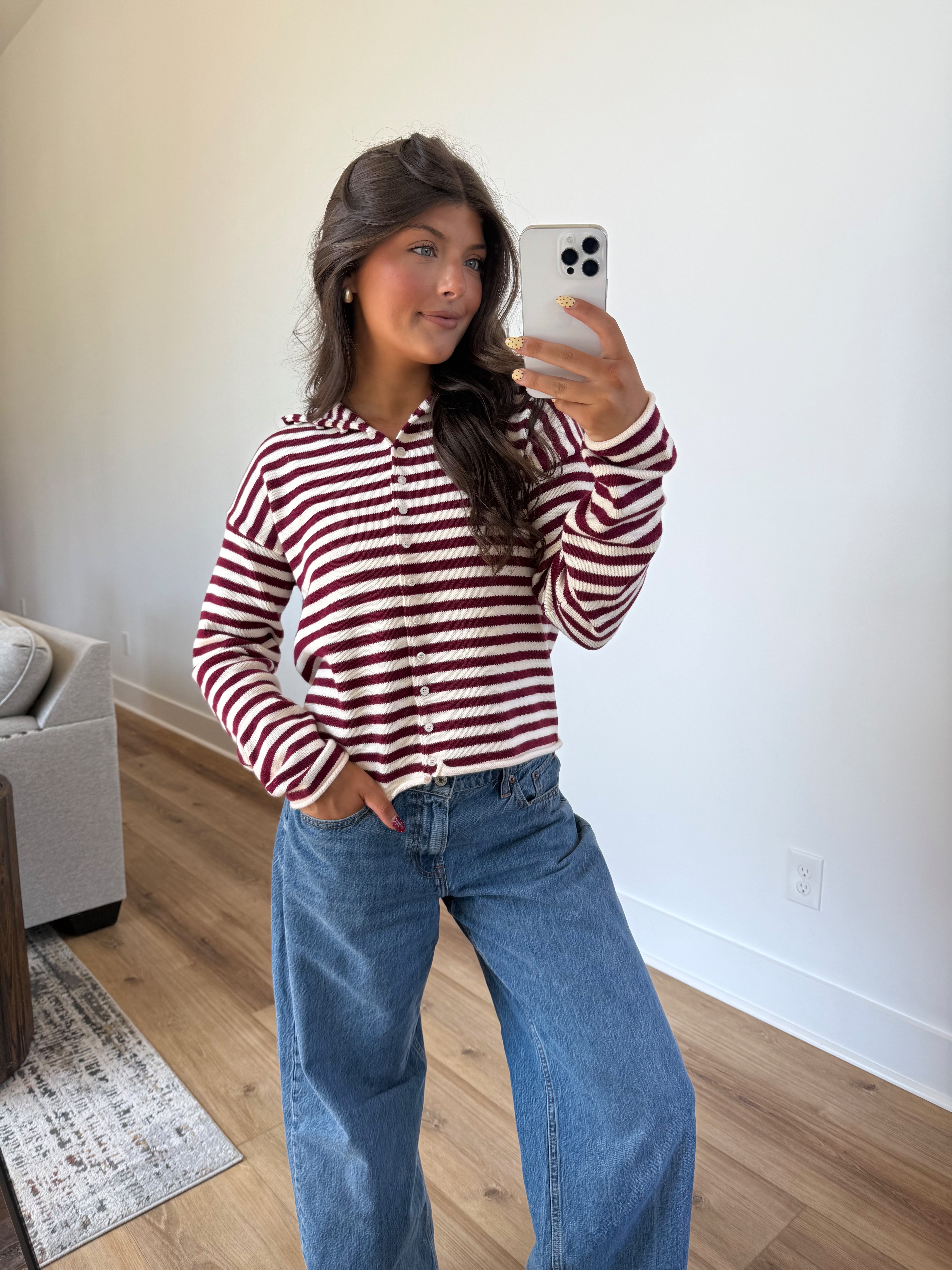 Cranberry Cashmere Sweater