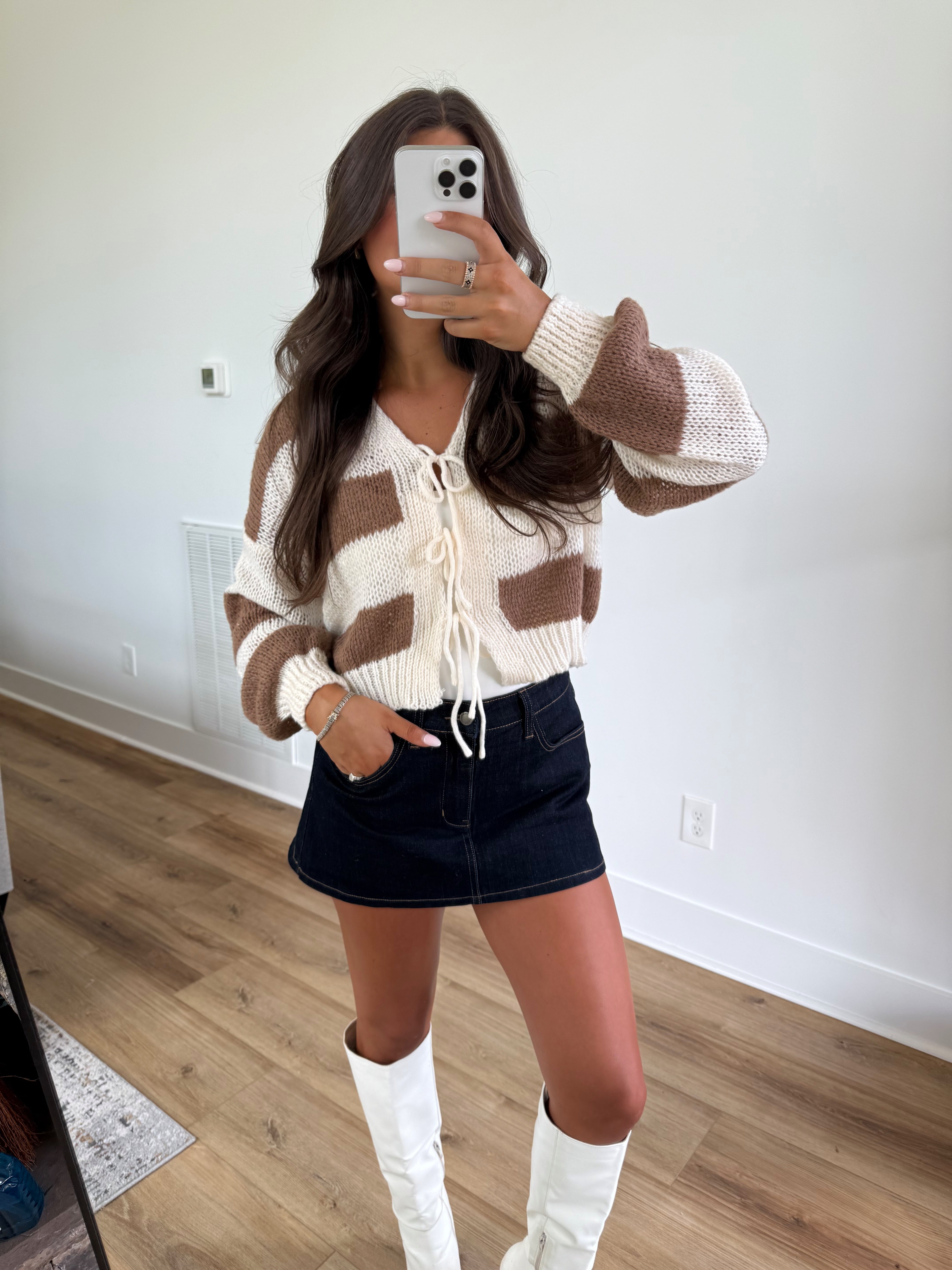 Cinnamon Sugar Chunky Stripe Knit