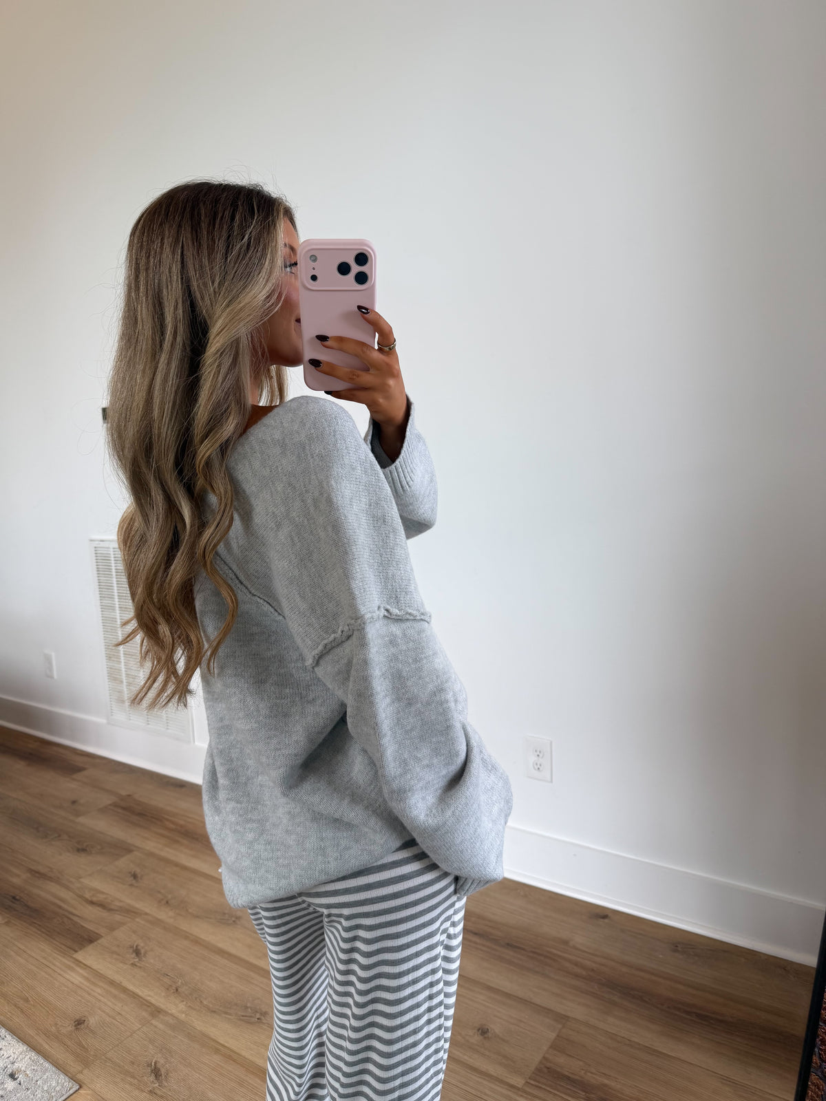 Perfectly Slouchy Sweater (Grey)