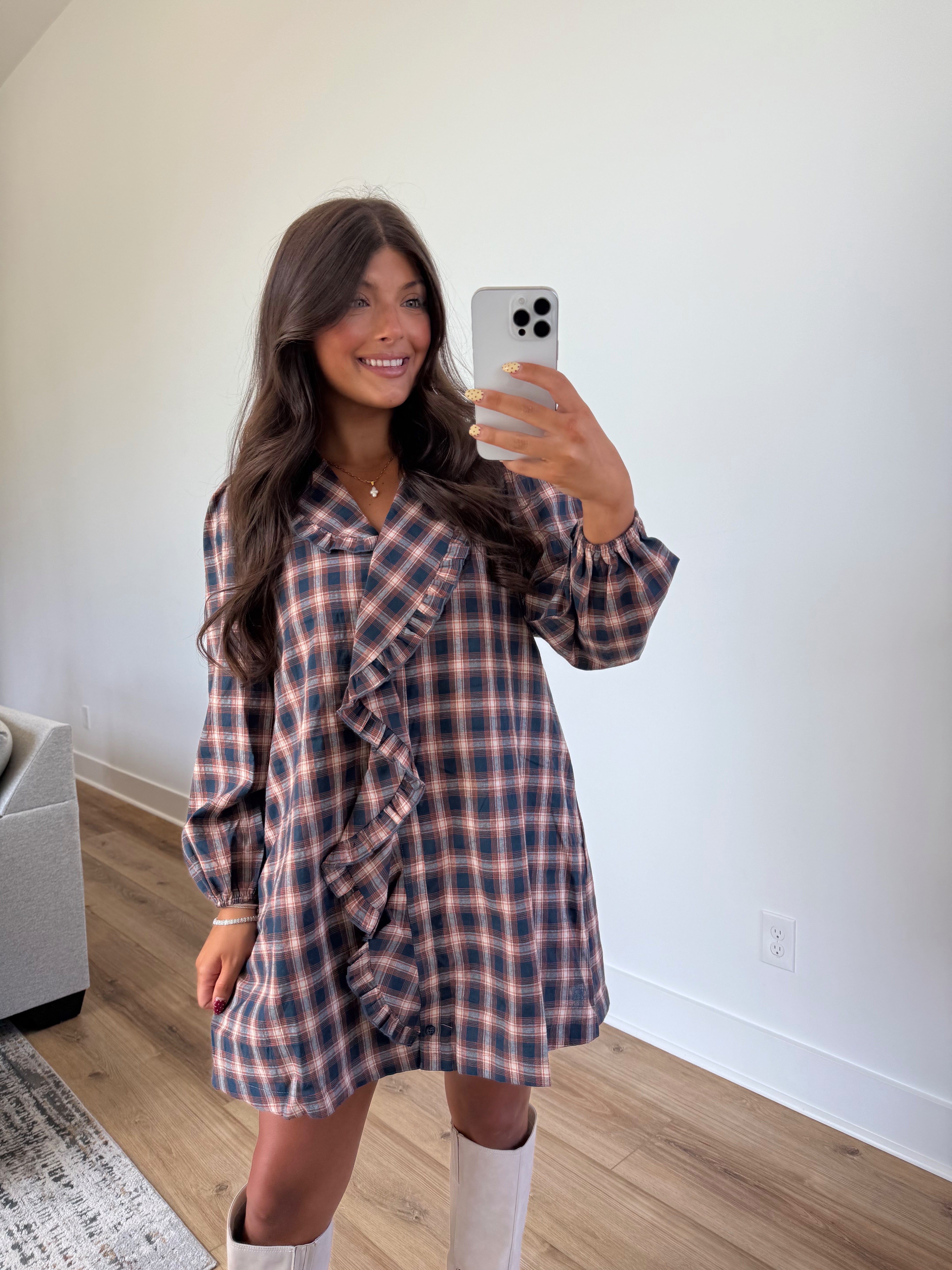Auburn Gingham Mini