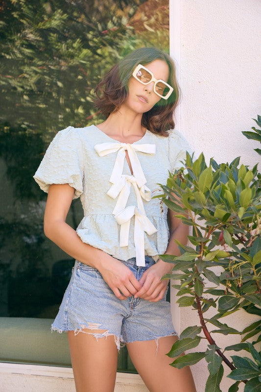 Sage Elle Top