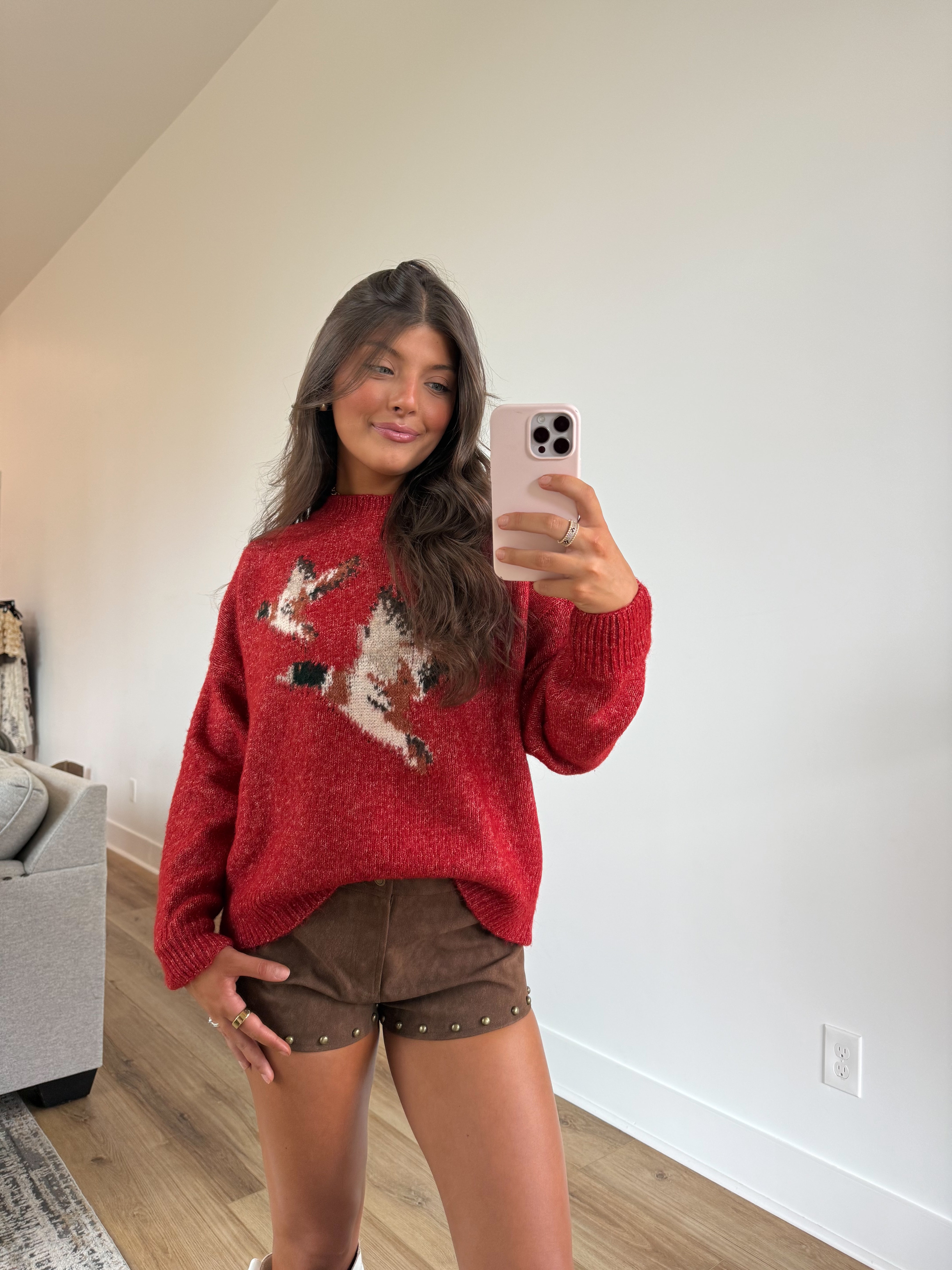 Leather Suede Micro Shorts