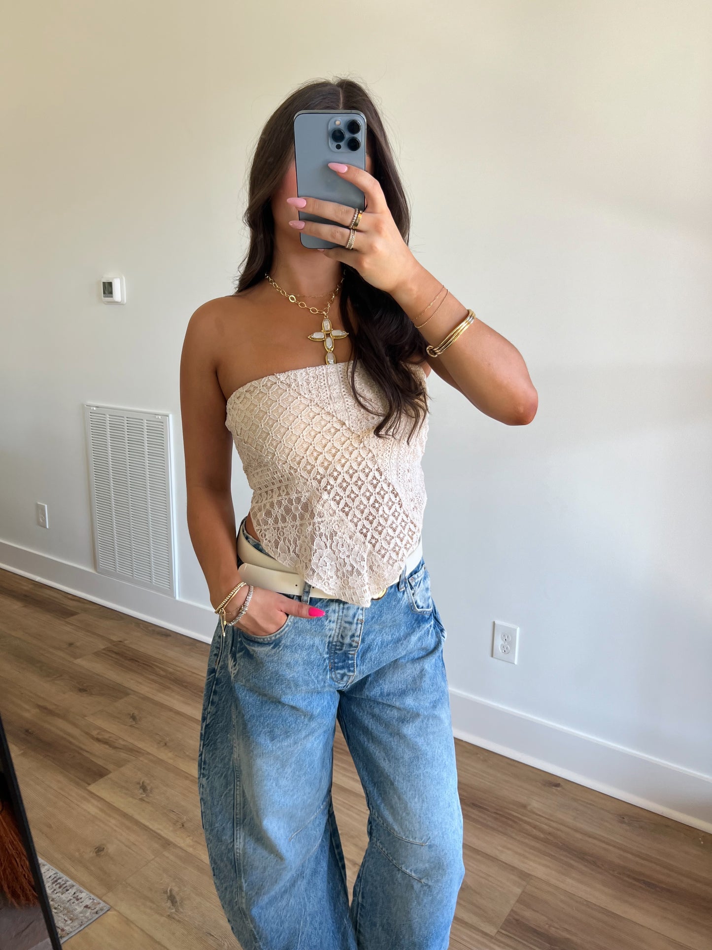 Lace Bandana Top