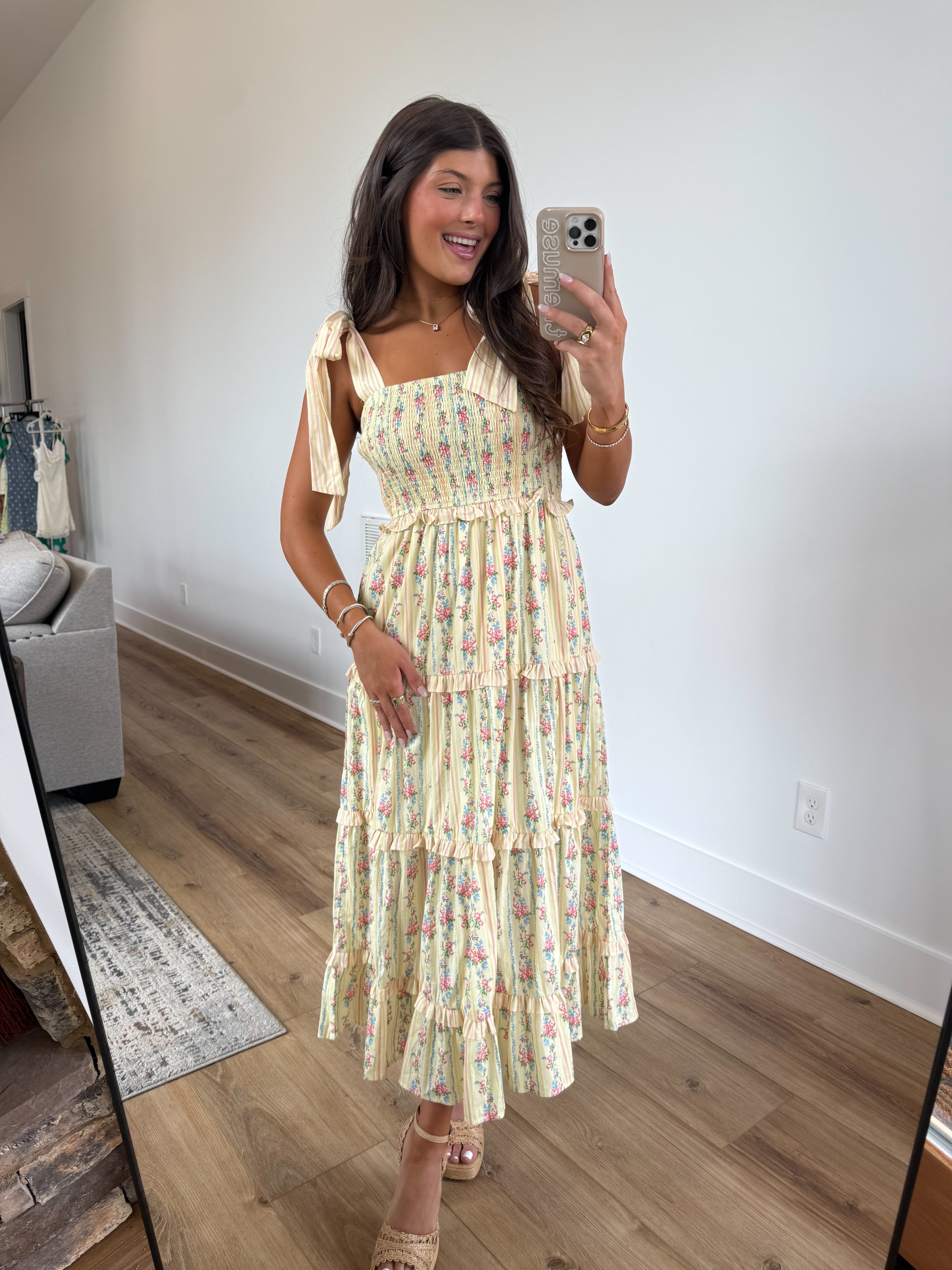 Caroline Tie Sleeve Dress