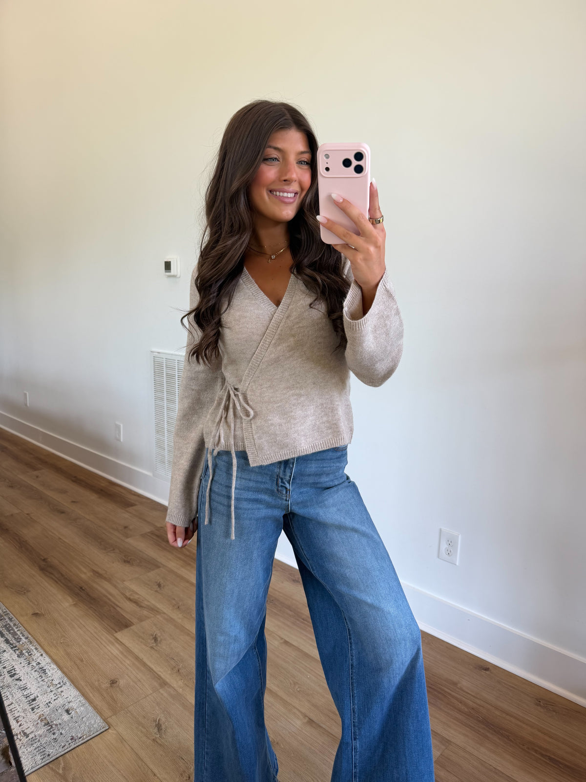 Oat Milk Wrap Sweater (PRE-ORDER (1st week of October)/ Restock)